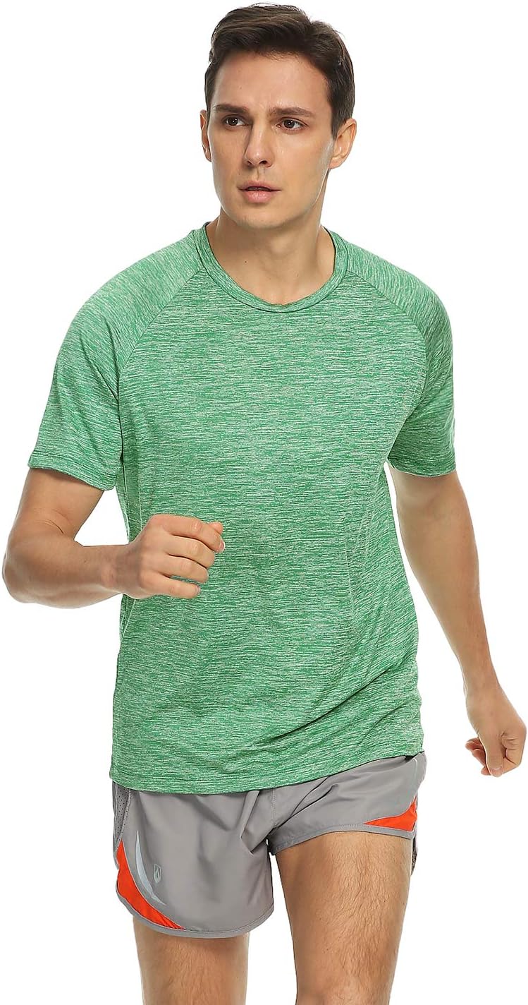 Xelky 4-5 Pack Men's Dry Fit T Shirt Moisture Wicking Athletic Tees Exercise Fitness Activewear Short Sleeves Gym Workout Top - Image 5