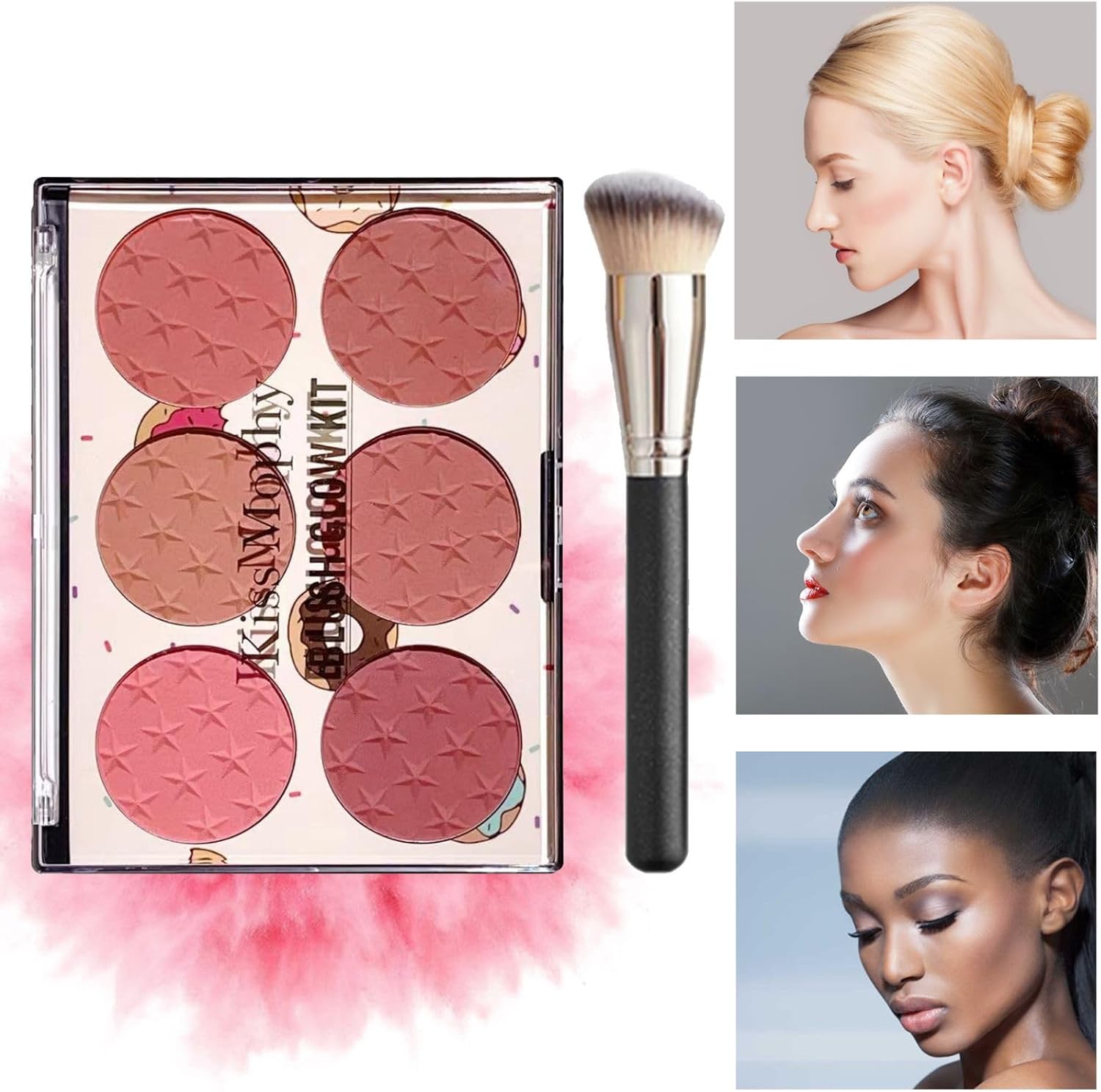 28 Pcs All in One Full Makeup Kit for Women, Makeup Set for Women&Beginner,Eyeshadow, Foundation, Lipsticks, Eyeliner, Mascara, Brow Soap Make Up Gift Set for Women Teen Makeup Kit For Girl - Image 8