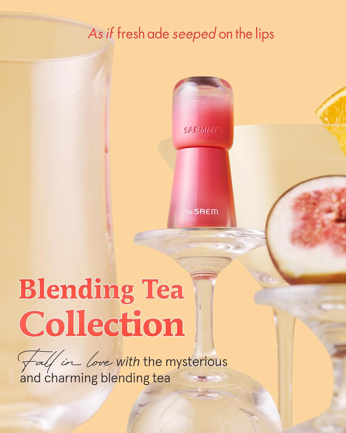 THESAEM Saemmy's Ade Shot Tint - Korean Lip Tint, Water Gel Lip Stain with Plump Glowy Moisturizing Finish, Buildable Radiant Gloss, Long-Lasting Comfort, 0.1 fl.oz. (05 Rose Hibiscus) - Image 4