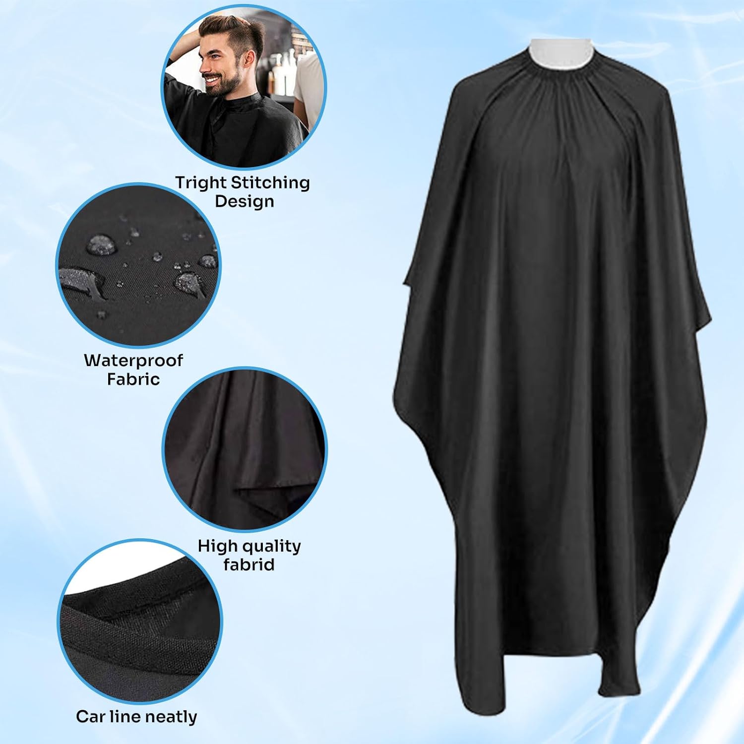 Hair Cutting Scissors Shears Kits, 15 Pcs Professional Hairdressing Scissors Set, Stainless Steel Hairdressing Shears Set Professional Thinning Scissors for Barber/Salon/Home/Men/Women/Kids/Adults - Image 5