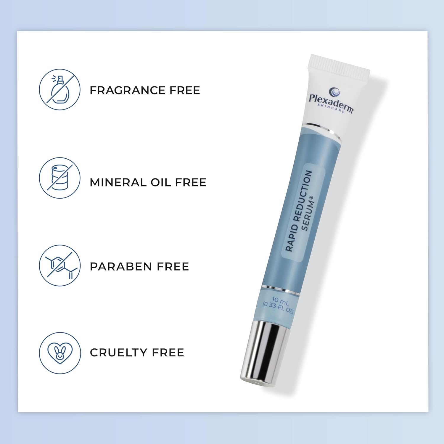 Plexaderm Rapid Reduction Eye Serum - Visibly Reduces Under-Eye Bags, Wrinkles, Dark Circles, Fine Lines & Crow's Feet Instantly, Anti Aging Wrinkle Remover for Face, Full Size Tube - Image 9