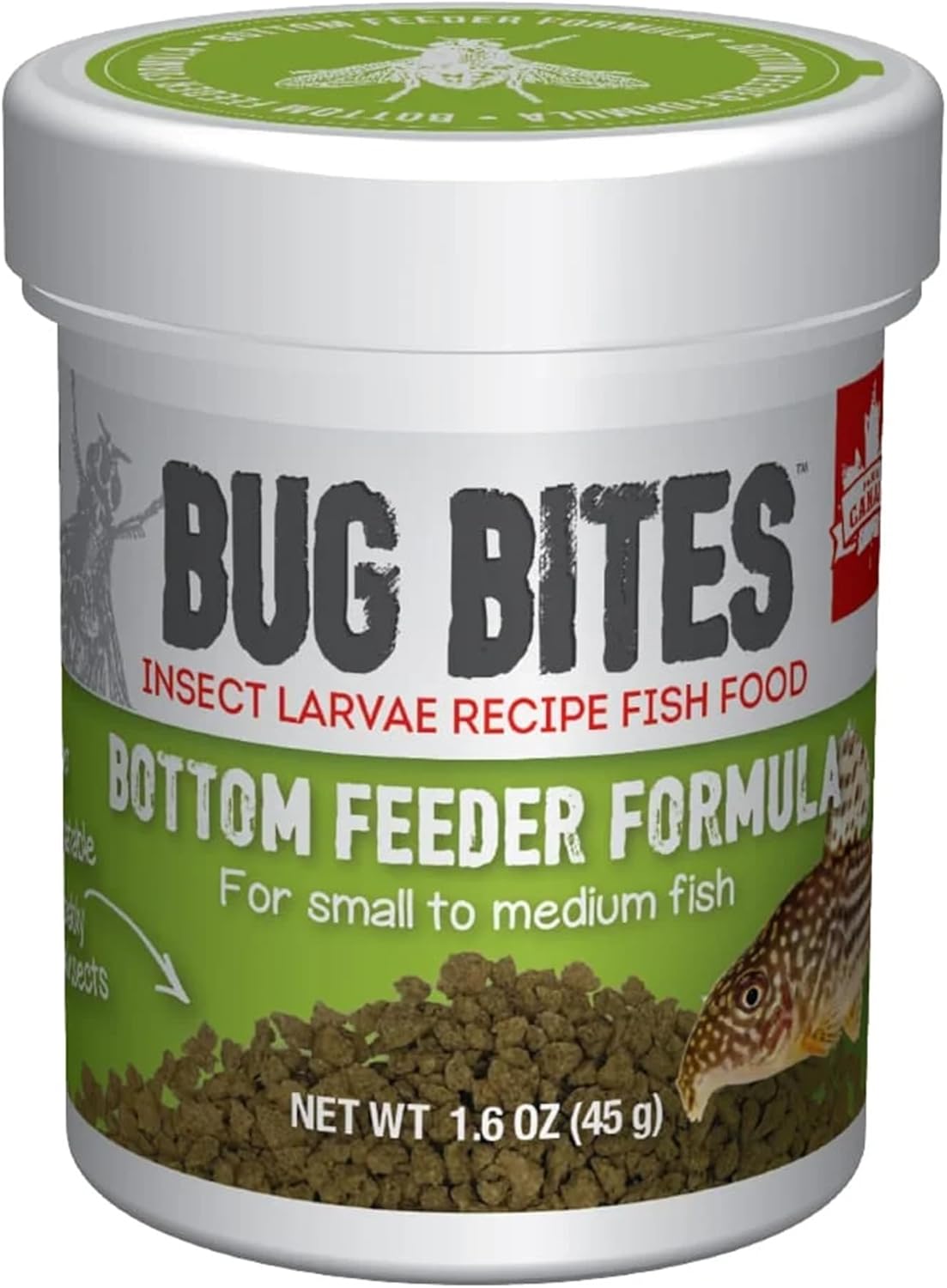 Fluval Bug Bites Bottom Feeder Fish Food, Granules for Small to Medium Sized Fish, 1.60 Oz., A6586 - Image 2