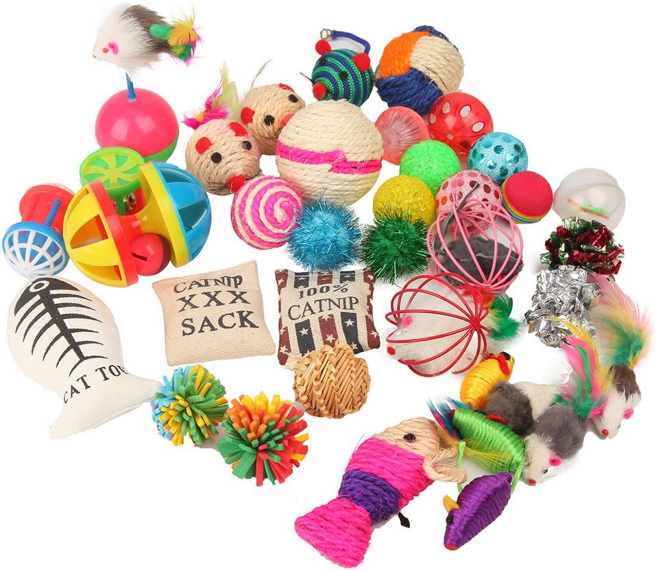 Fashion's Talk Cat Toys Variety Pack for Kitty 20 Pieces - Image 2