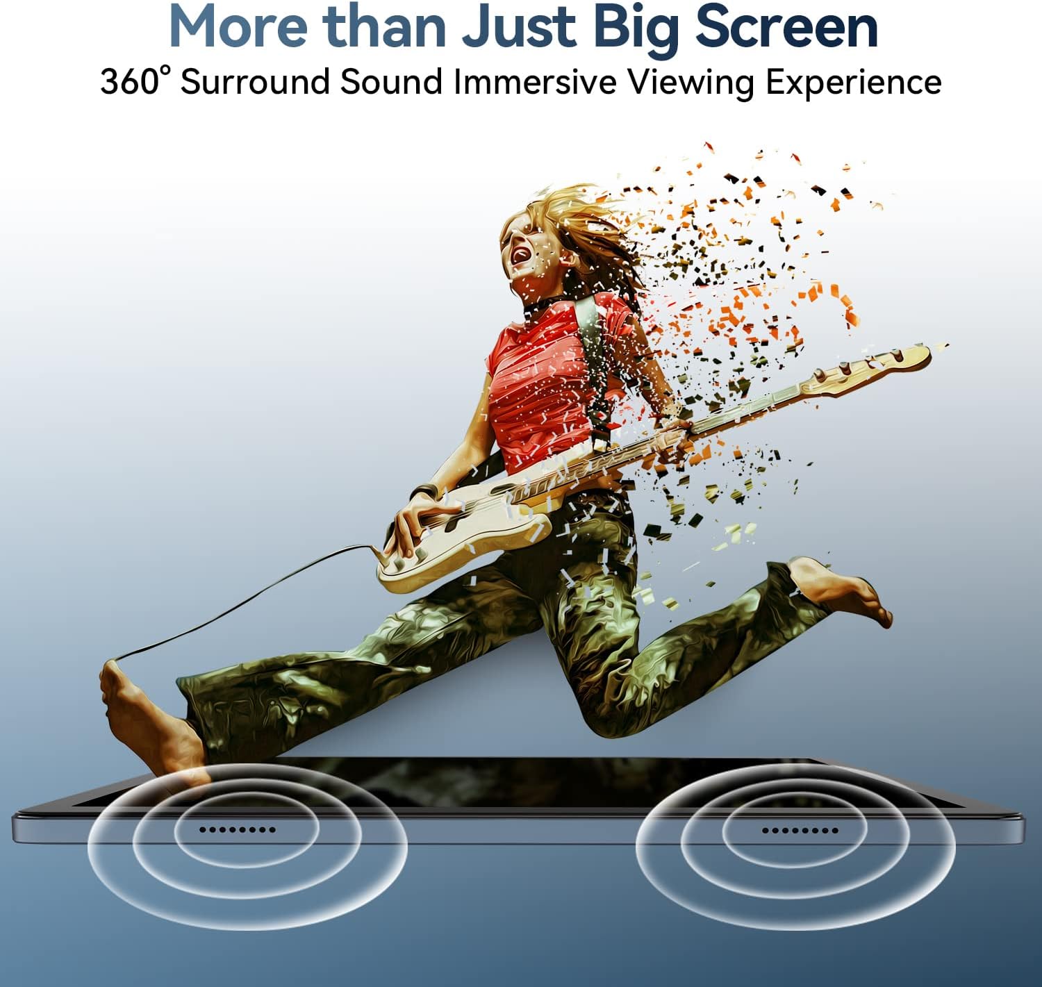 Tablet 2025 Latest Android Tablet 10 inch, Octa-Core 5G WiFi Tablet with Keyboard, 128GB + 8GB + 1TB Expandable Storage, Large Touch-Screen Tablet, 13MP Dual Camera/Bluetooth/GPS/HD Display/Mouse/Case - Image 7