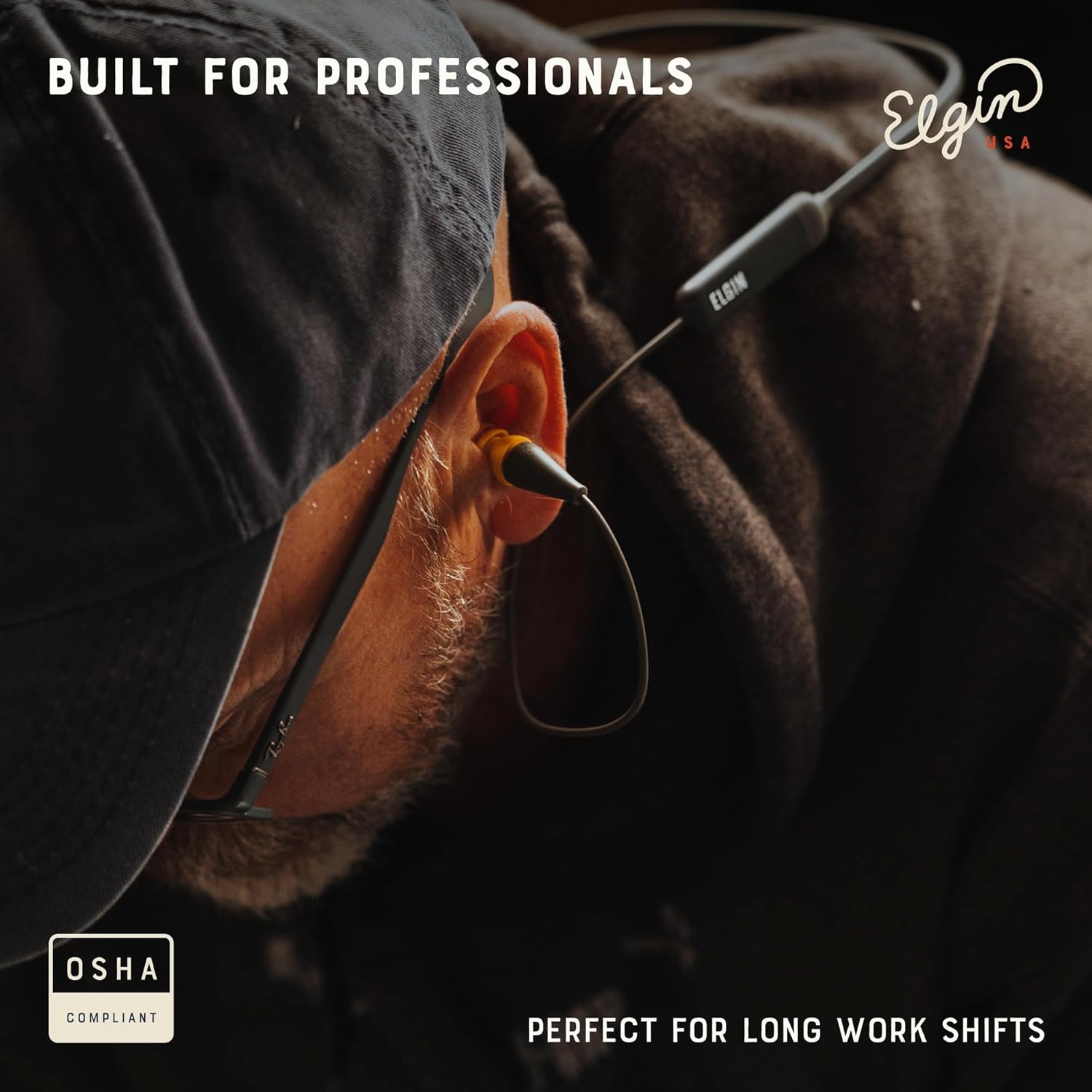 Elgin Discord Bluetooth Earplug Earbuds, OSHA Compliant Noise-Isolating Safety Wireless Headphones, All-Weather Earphones for Industrial Work, and High-Noise Environments - Image 5