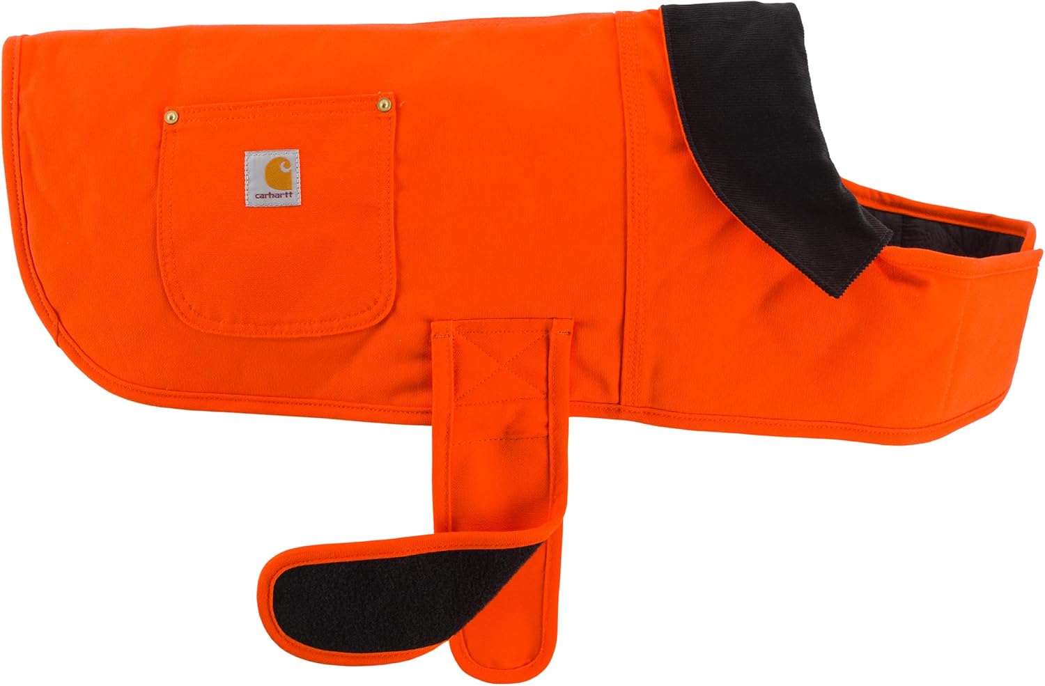 Carhartt Firm Duck Insulated Dog Chore Coat Hunter Orange/Brass - Image 2