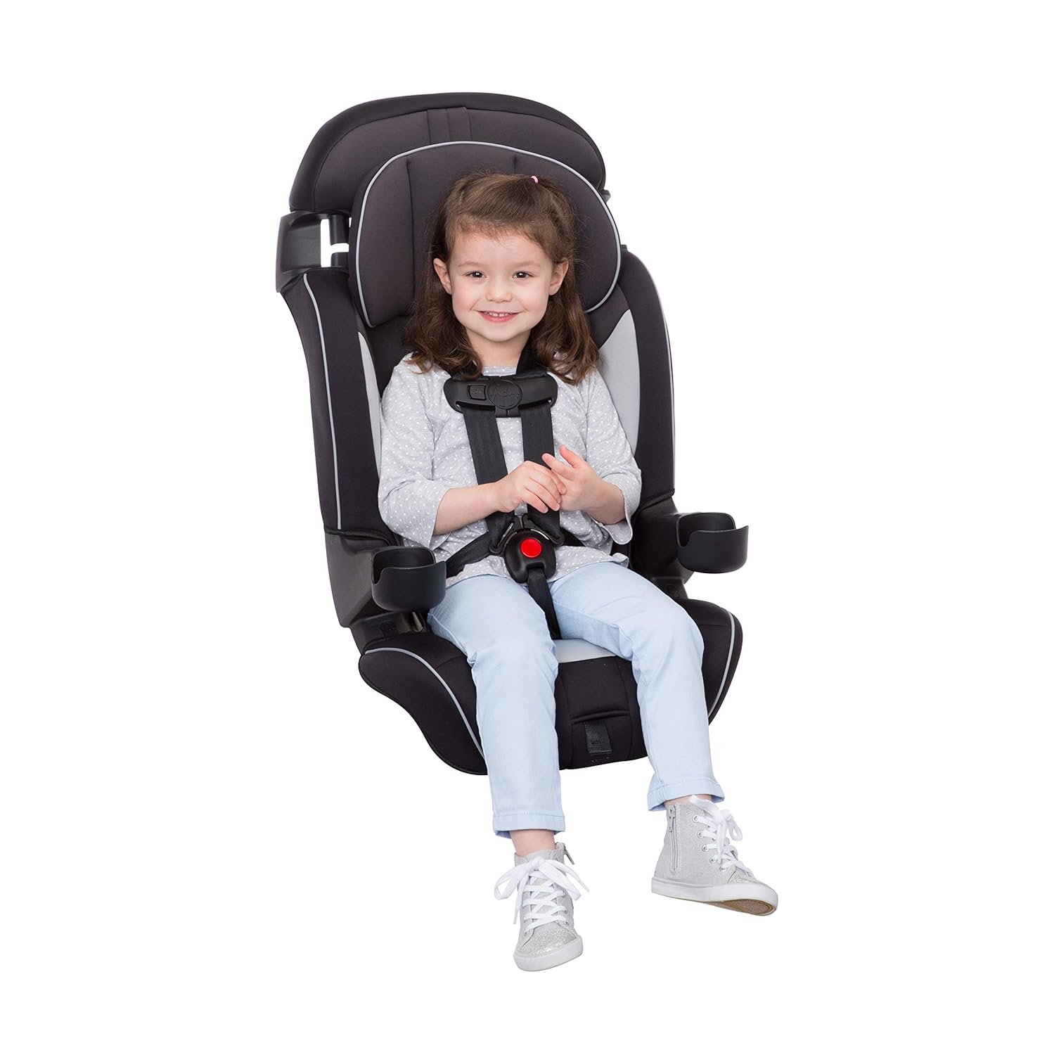 Safety 1st Grand 2-in-1 Booster Car Seat, Forward Facing Car Seat with Harness, High Back Booster Seat for Car, 30-65 Pounds and Belt-Positioning Booster, Car Seats, 40-100 Pounds, Black Sparrow - Image 13
