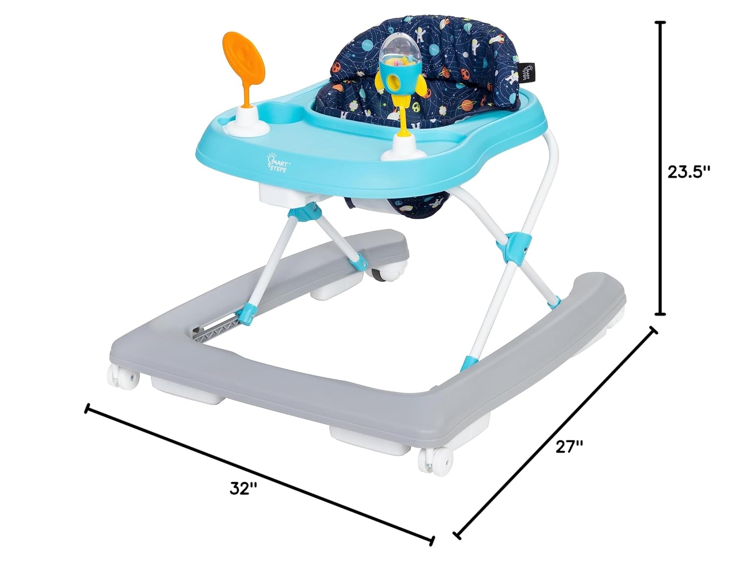 Smart Steps® Trend Activity Walker, Space Walk Navy - Image 9