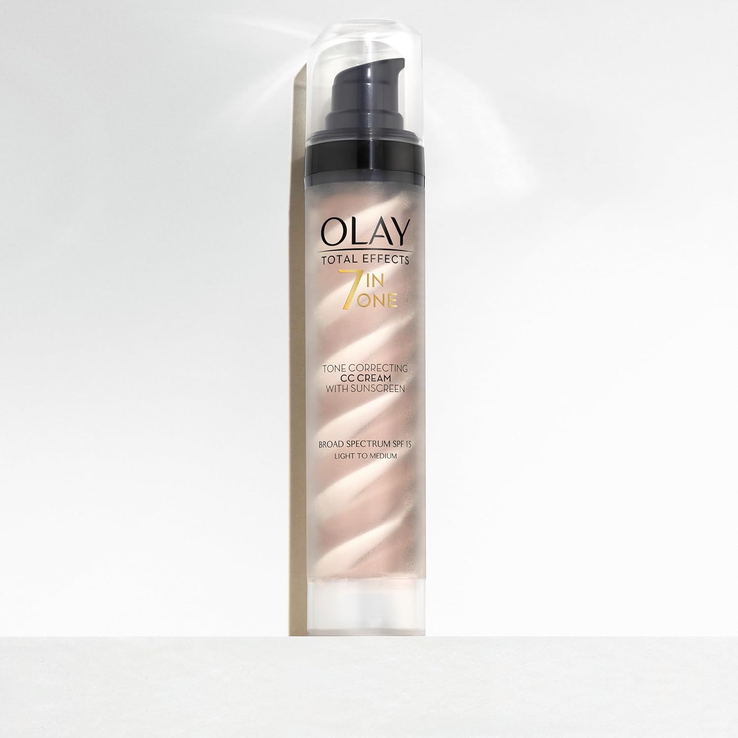 Olay Total Effects Tone Correcting Face Moisturizer with Sunscreen SPF 15, Light to Medium 1.7 Ounces - Image 4