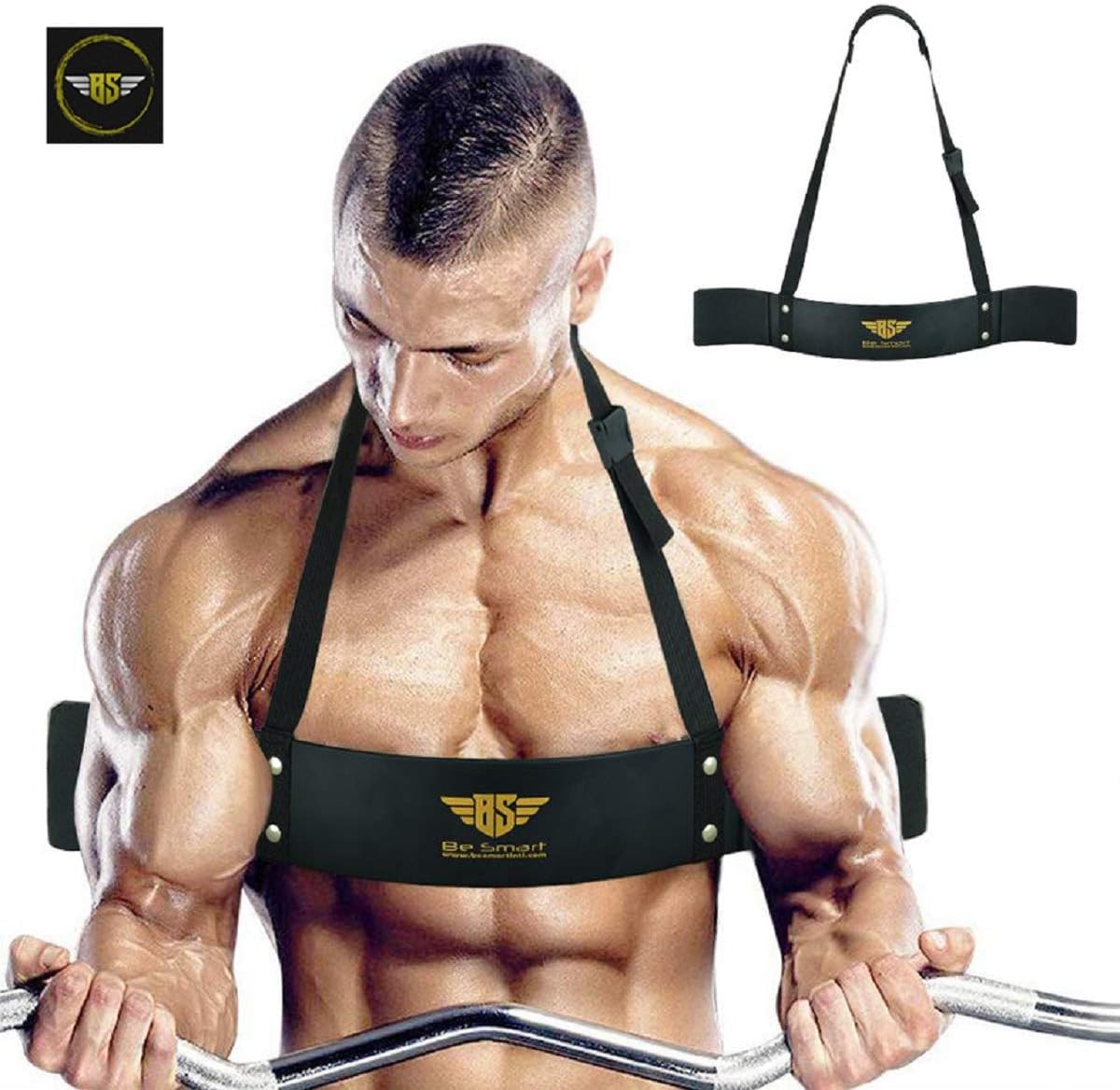 Arm Blaster for Biceps & Triceps Dumbbells & Barbells Curls Muscle Builder Bicep Isolator for Big Arms Bodybuilding & Weight Lifting Support for Strength & Muscle Gains by Be Smart - Image 2