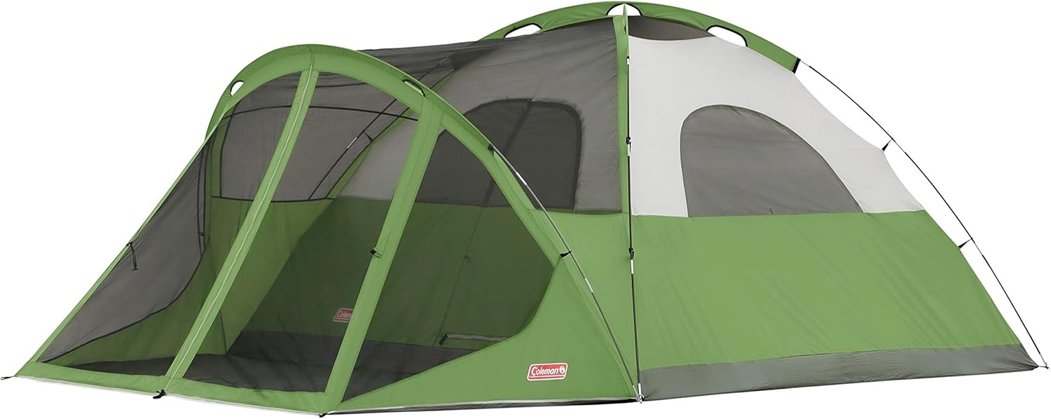 Coleman Evanston Screened Camping Tent, 6/8 Person Weatherproof Tent with Roomy Interior Includes Rainfly, Carry Bag, Easy Setup and Screened-In Porch - Image 3