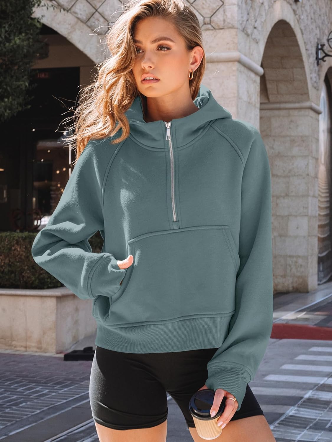 AUTOMET Womens Hoodies Fleece Fall Fashion Outfits Workout Sweatshirts Winter Jackets Oversized Pullover Tops Clothes 2025 - Image 4