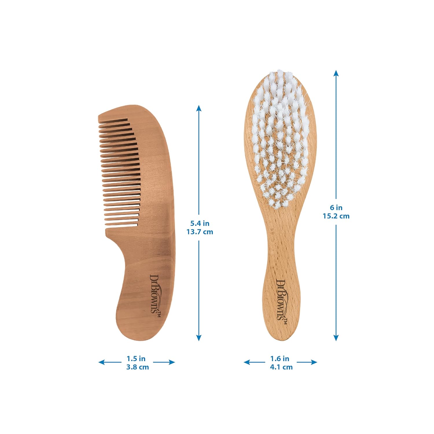 Dr. Brown's Soft and Safe Baby Brush + Comb - Image 12