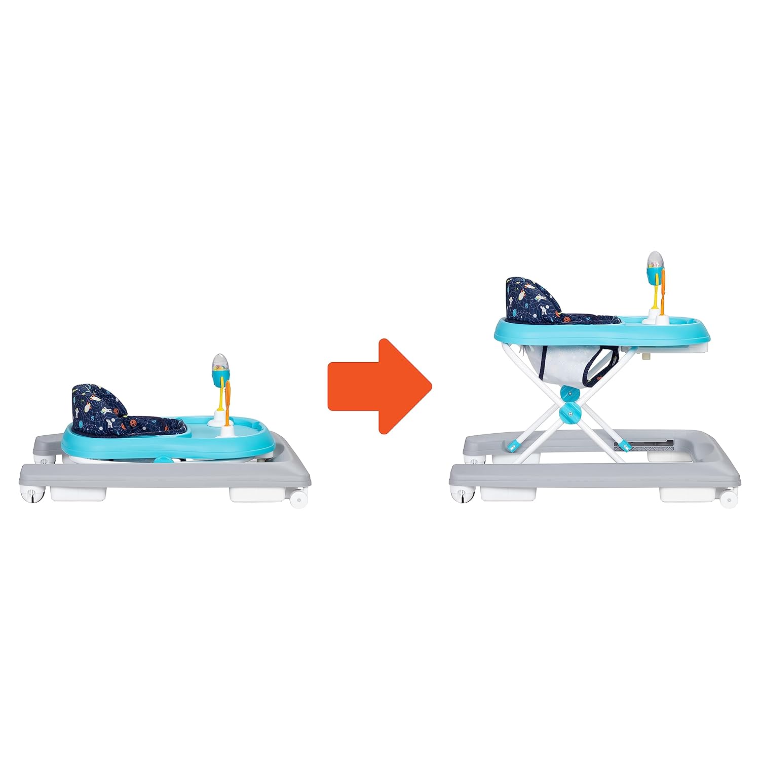 Smart Steps® Trend Activity Walker, Space Walk Navy - Image 4