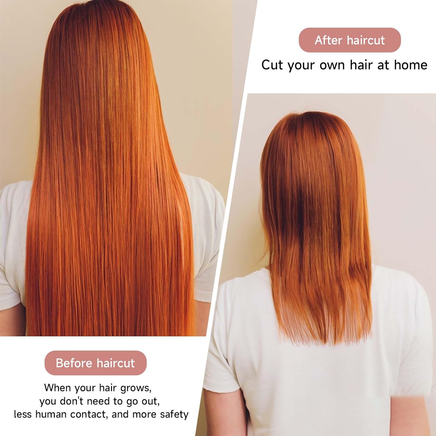 Professional Hair Styling Tools: DIY Layering and Trimming Kit with Clips, Guide for Bangs, Layers, Split Ends - Blue - Image 4