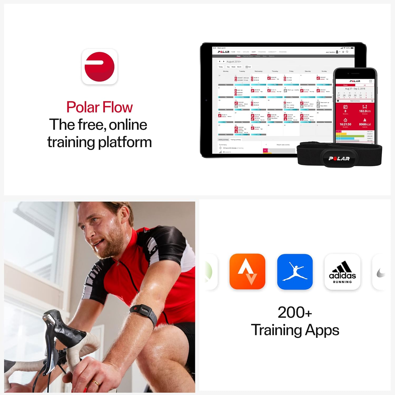 Polar Verity Sense - Optical Heart Rate Monitor Armband - ANT+, Dual Bluetooth - Image 3