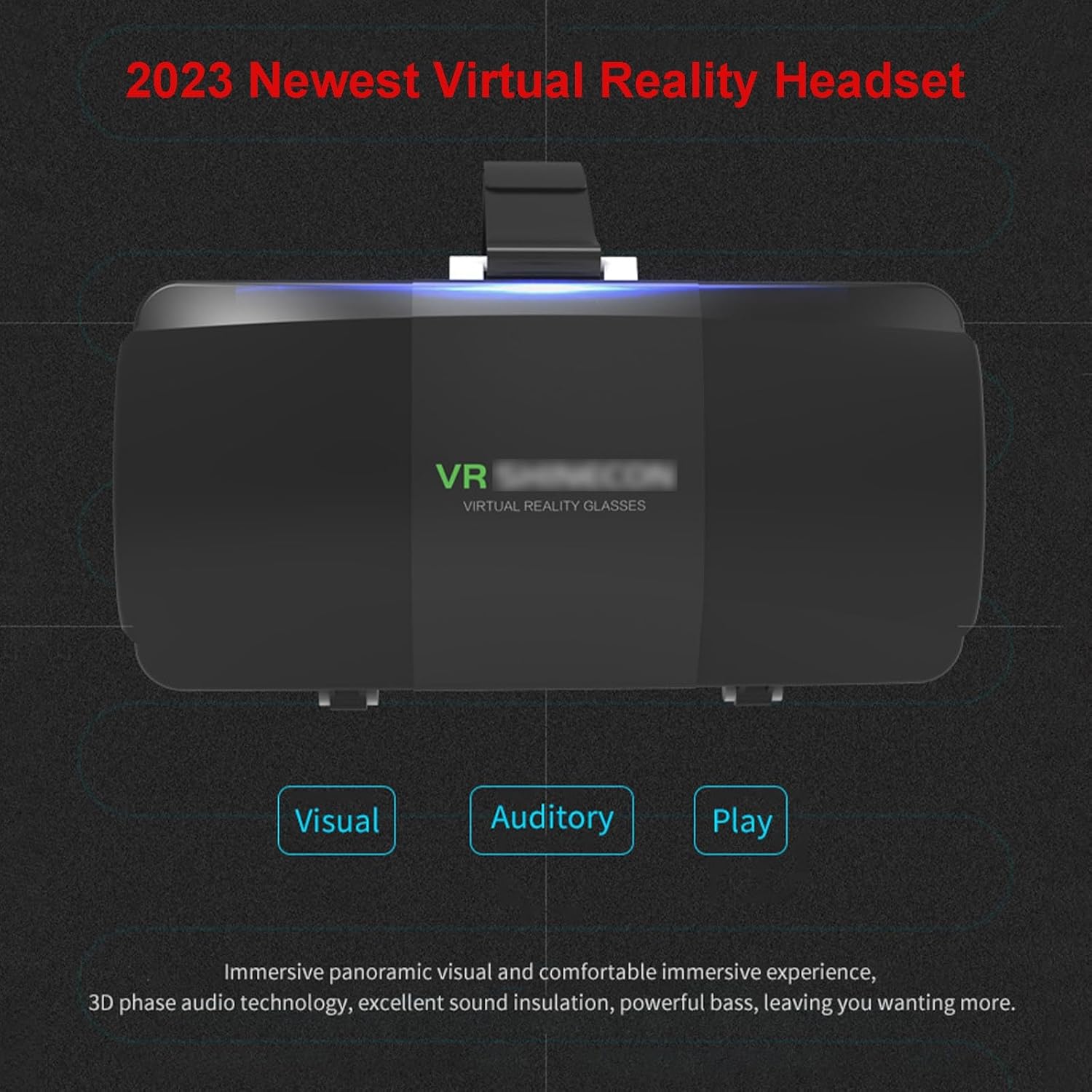 Virtual Reality Headsets to Play Games/Movies for Adults/Kids, 3D VR Glasses Compatible iOS and Android Smartphones 4.7-7.8in, 2023 New vr Headset Set with Gamepad and Controller, New Year Gifts 2024 - Image 3