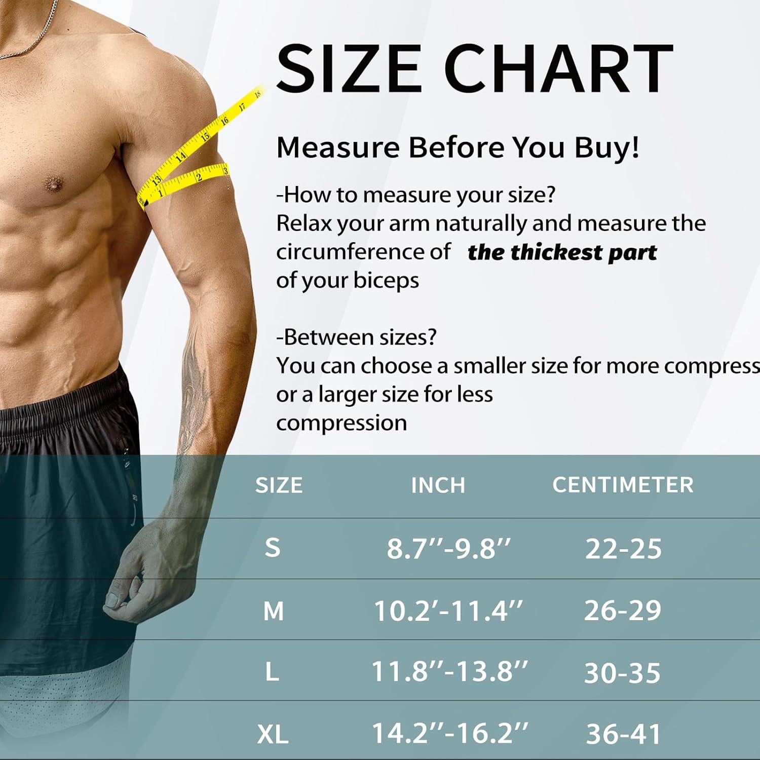 Bicep Tendonitis Brace for Pain Relief, Bicep Tendonitis Sleeve for Muscle Strains Recovery, Bicep Compression Sleeve for Workouts (Large, 1Pair) - Image 6