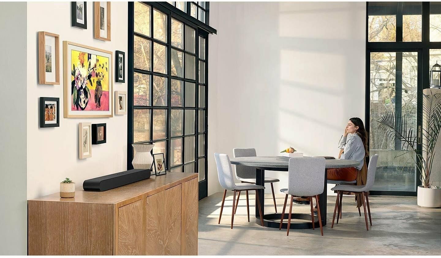 SAMSUNG HW-S50B/ZA 3.0ch All-in-One Soundbar w/Dolby 5.1, DTS Virtual:X, Q Symphony, Built in Center Speaker, Adaptive Sound Lite, Bluetooth Multi Connection, 2022 Black - Image 3