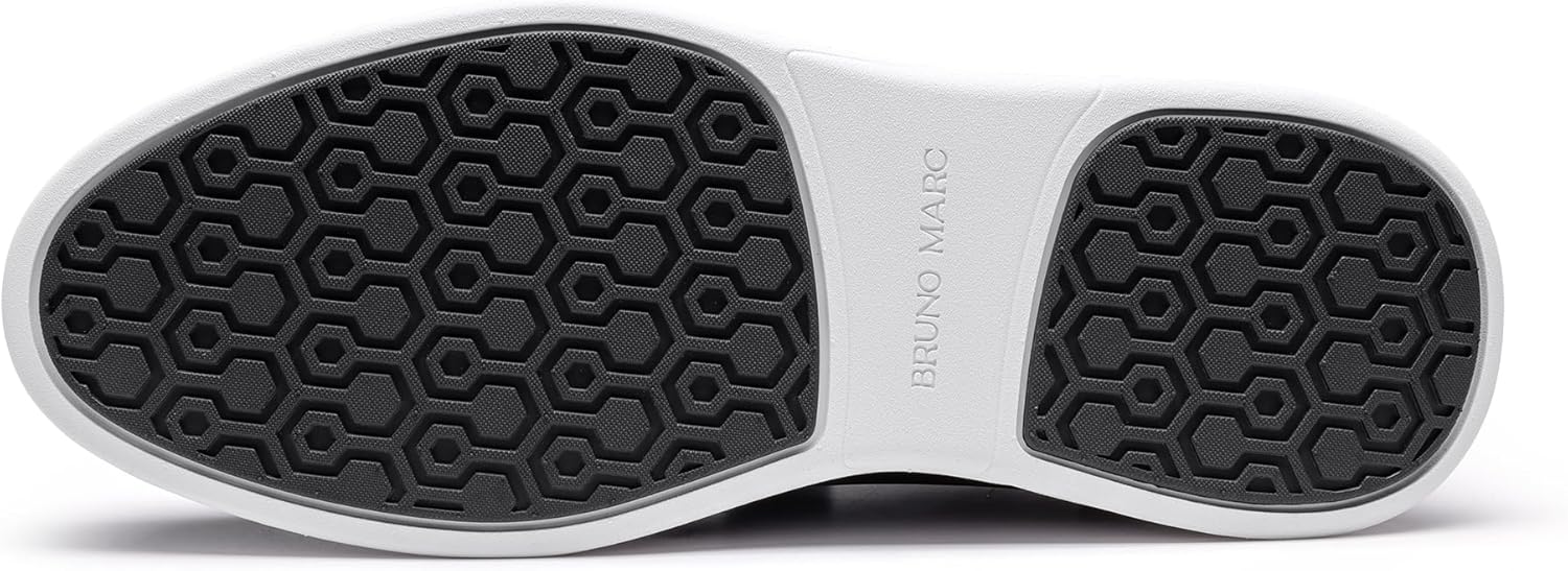 Bruno Marc Men's MaxFlex Dress Sneakers Oxfords Casual Wingtip Brogue Shoes - Image 5