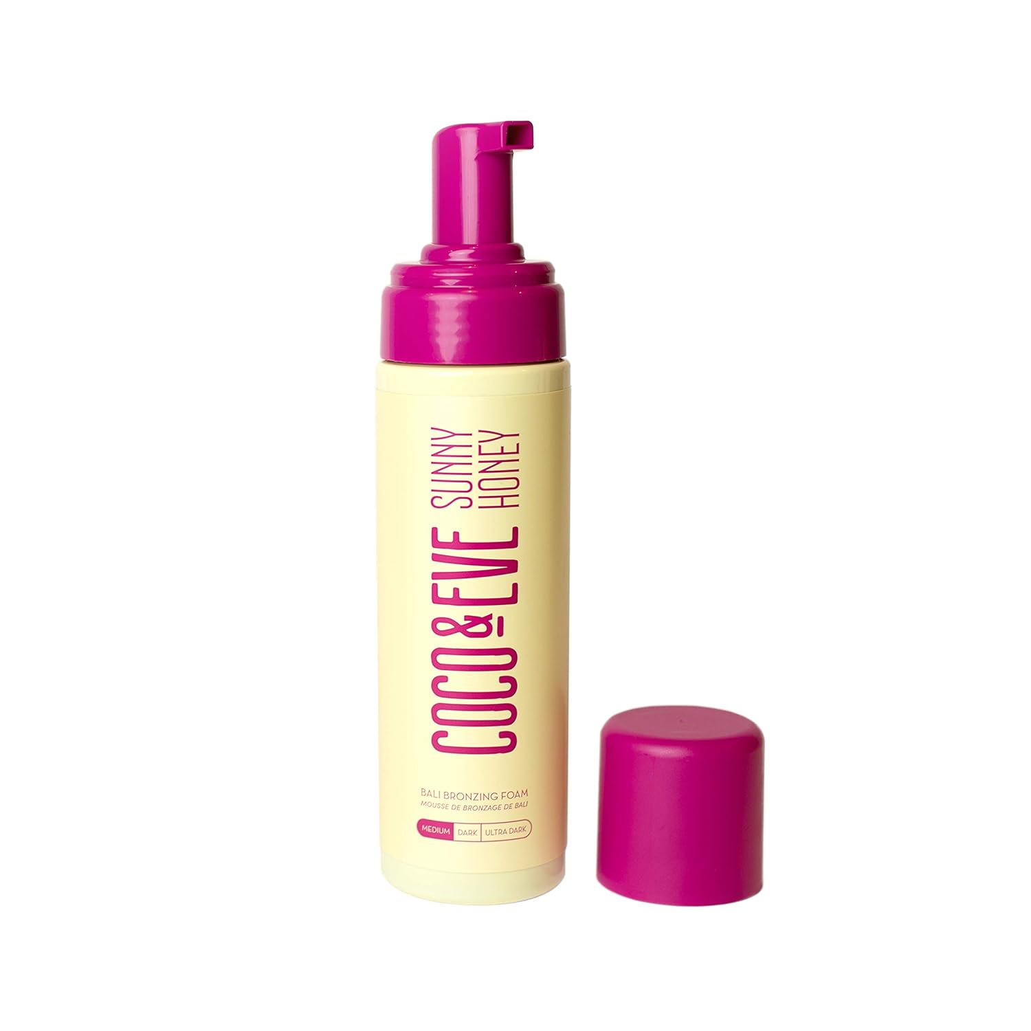 Coco & Eve Sunny Honey Bali Bronzing Self Tanner Mousse - (Medium) All Natural Sunless Tanning Mousse | Instant Self Tanning Lotion with Bronzer and Skin Moisturizer (6.7 fl oz) - Image 3