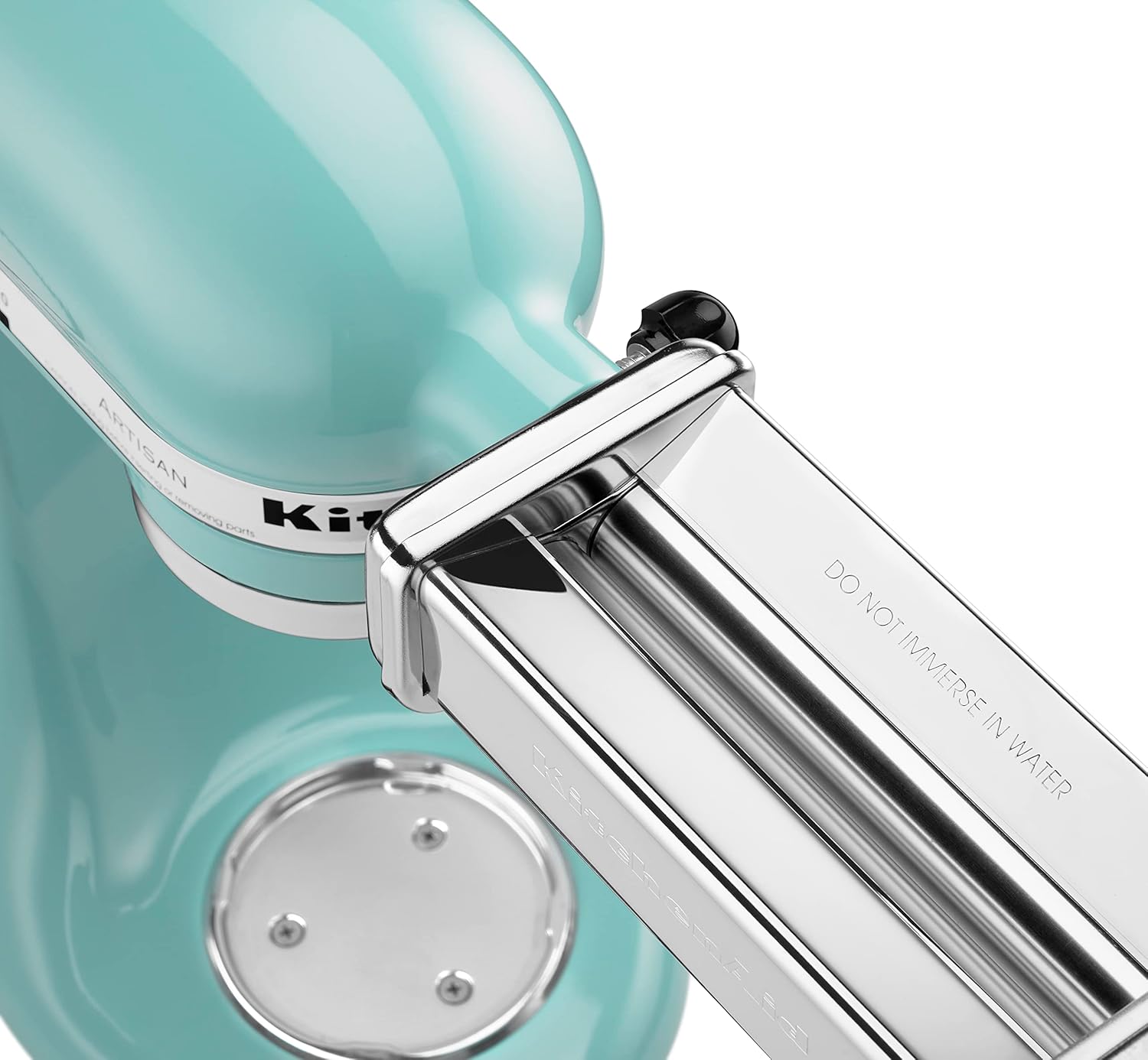 KitchenAid Artisan Series 5 Quart Tilt Head Stand Mixer with Pouring Shield KSM150PS, Removable bowl, Aqua Sky - Image 5