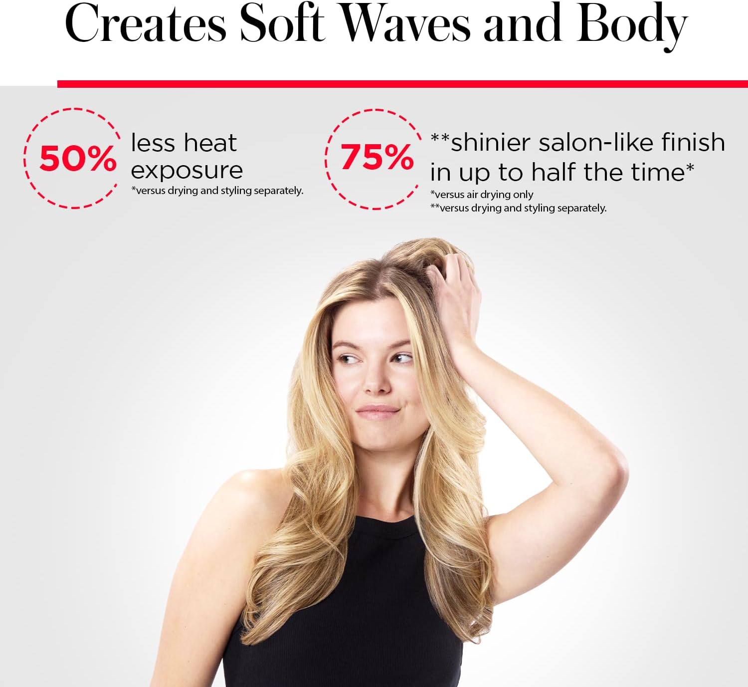 REVLON One-Step Volumizer Plus Hair Dryer and Styler, Enhanced Motor for Less Frizz, More Shine, and Reduced Heat Damage for Salon Style Round Brush for Blowout, Black (Amazon Exclusive) - Image 6