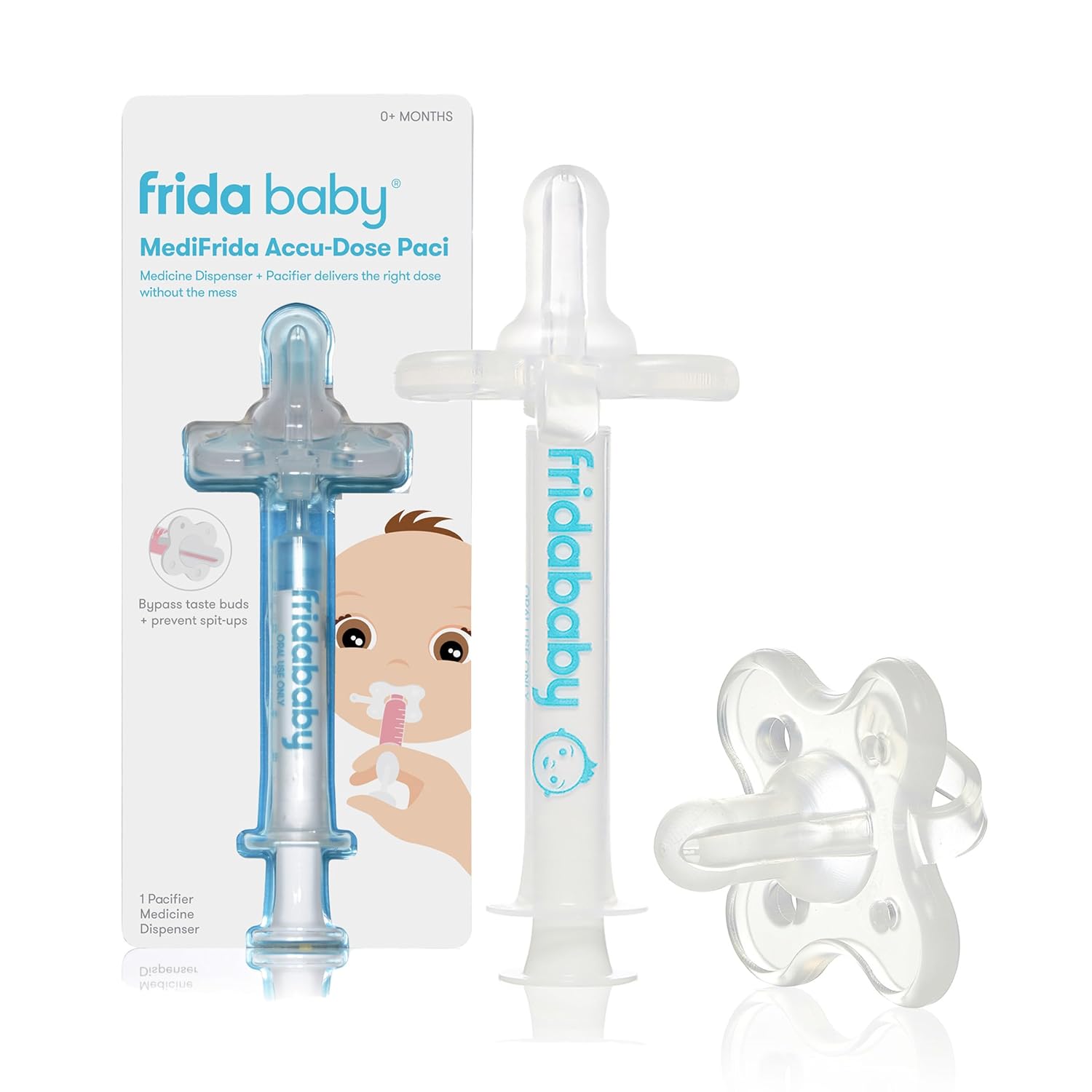 Frida Baby Medicine Dispenser, Medi Frida Baby Medicine Syringe & Accu-Dose Pacifier for Mess & Fuss Free Use - Image 2