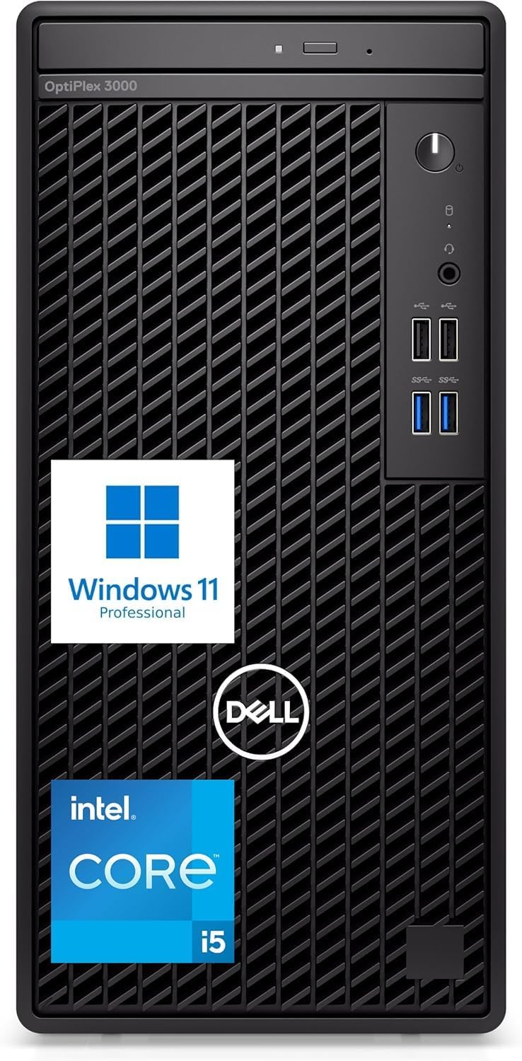 DELL Optiplex 3000 Tower Business Desktop Computer | 12th Gen Intel Core i5-12500 Processor | 32GB RAM | 1TB SSD | WiFi | DVD-RW | HDMI | Display Port(Support 4K) | Windows 11 Pro - Image 2