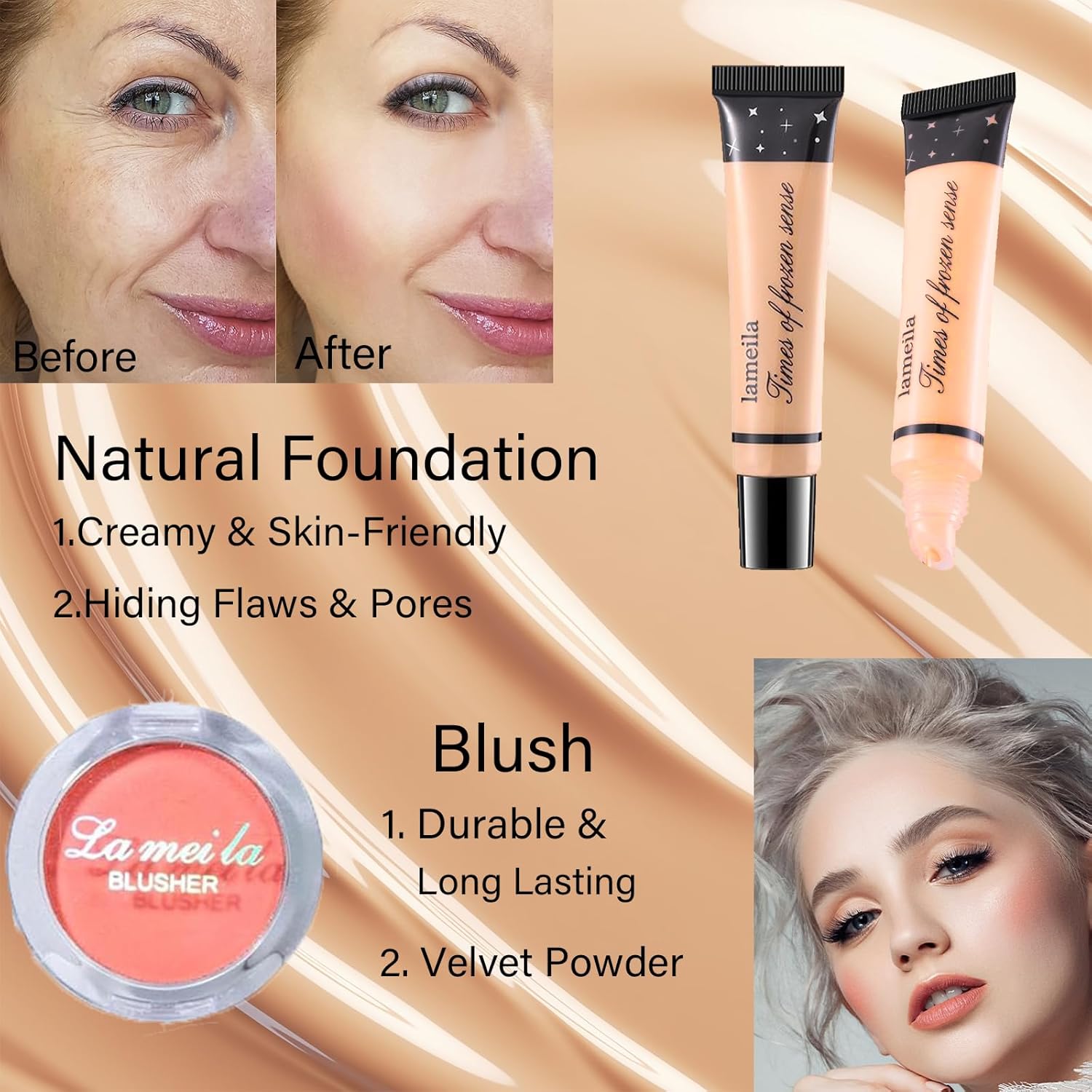 Makeup Set for Women, Makeup Full Kit for Beginners & Professionals, Travel Makeup Set for Teens & Adults, Makeup Gift Set for Girls, Eyeshadow Palette, Lip Gloss, Face & Eye Make up - Image 5