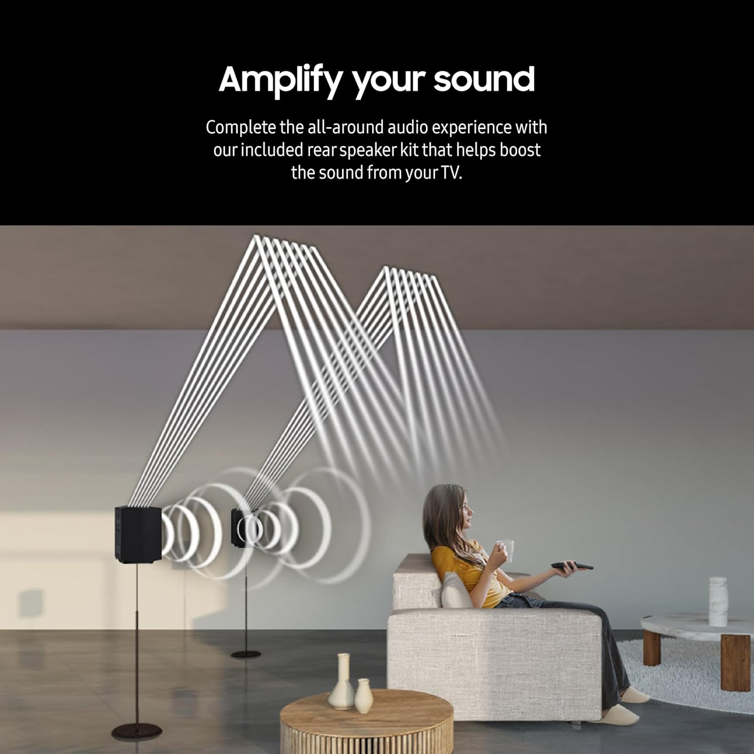 SAMSUNG HW-Q910D 9.1.2 ch Soundbar w/Dolby Audio, Surround Sound Expansion, Adaptive Sound, Wireless Subwoofer, 2024 - Image 7