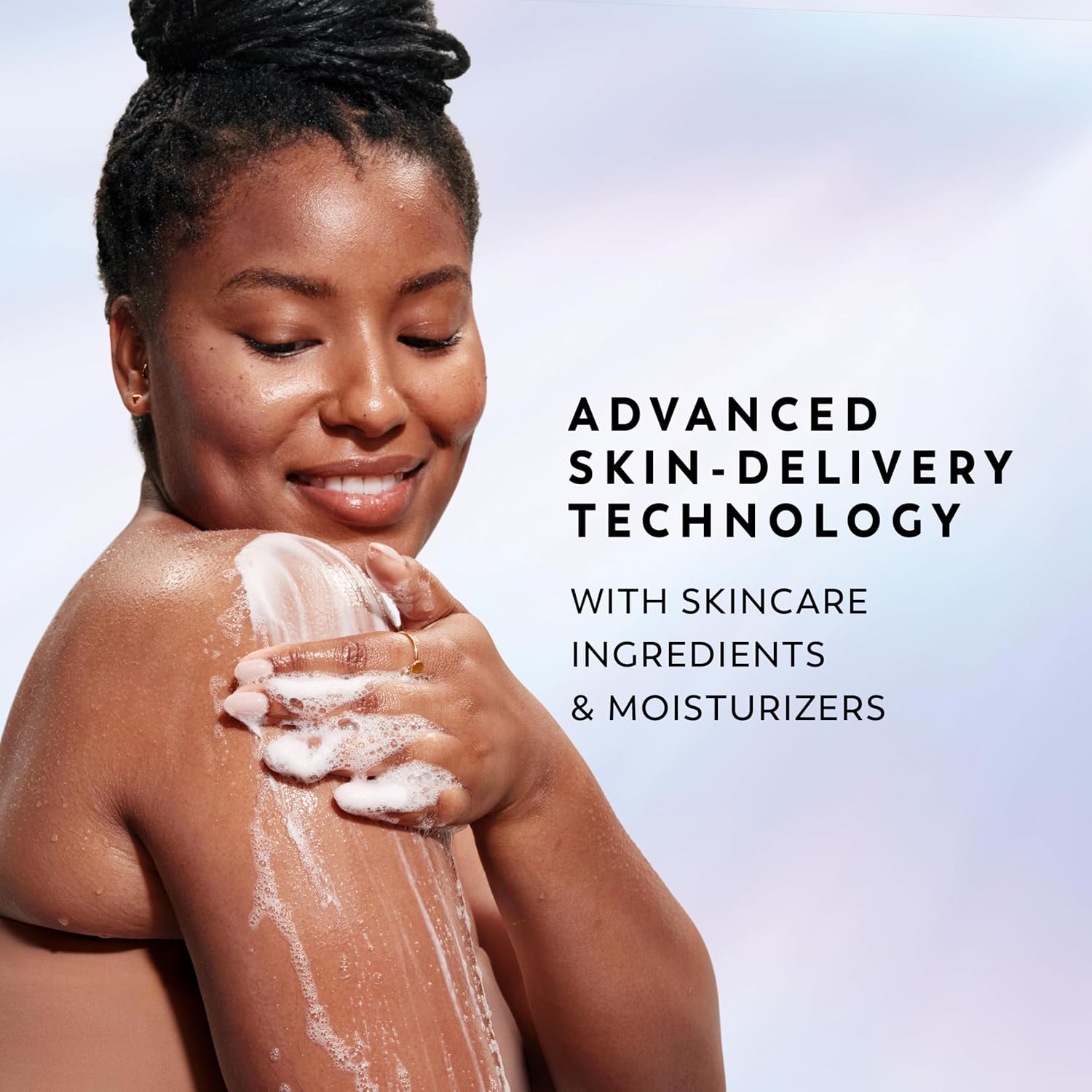 Olay Super Serum Body Wash for Extra Dry Skin, 24hr Long Lasting Hydration, 5+ Ingredient Serum Complex for Bright Even Firm Luminous Skin, 18.5 fl oz - Image 6