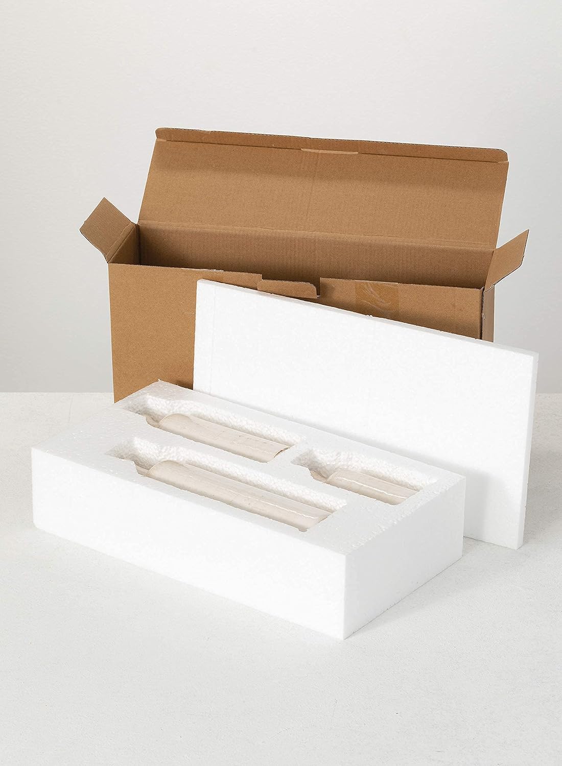 Sullivans White Ceramic Vase Set, Farmhouse Decor, Home Decorative Vase, Vases For Your Kitchen, Bedroom, Office, Living Room, Bathroom, & Shelf Centerpiece Table Decorations (CM2333) - Image 10