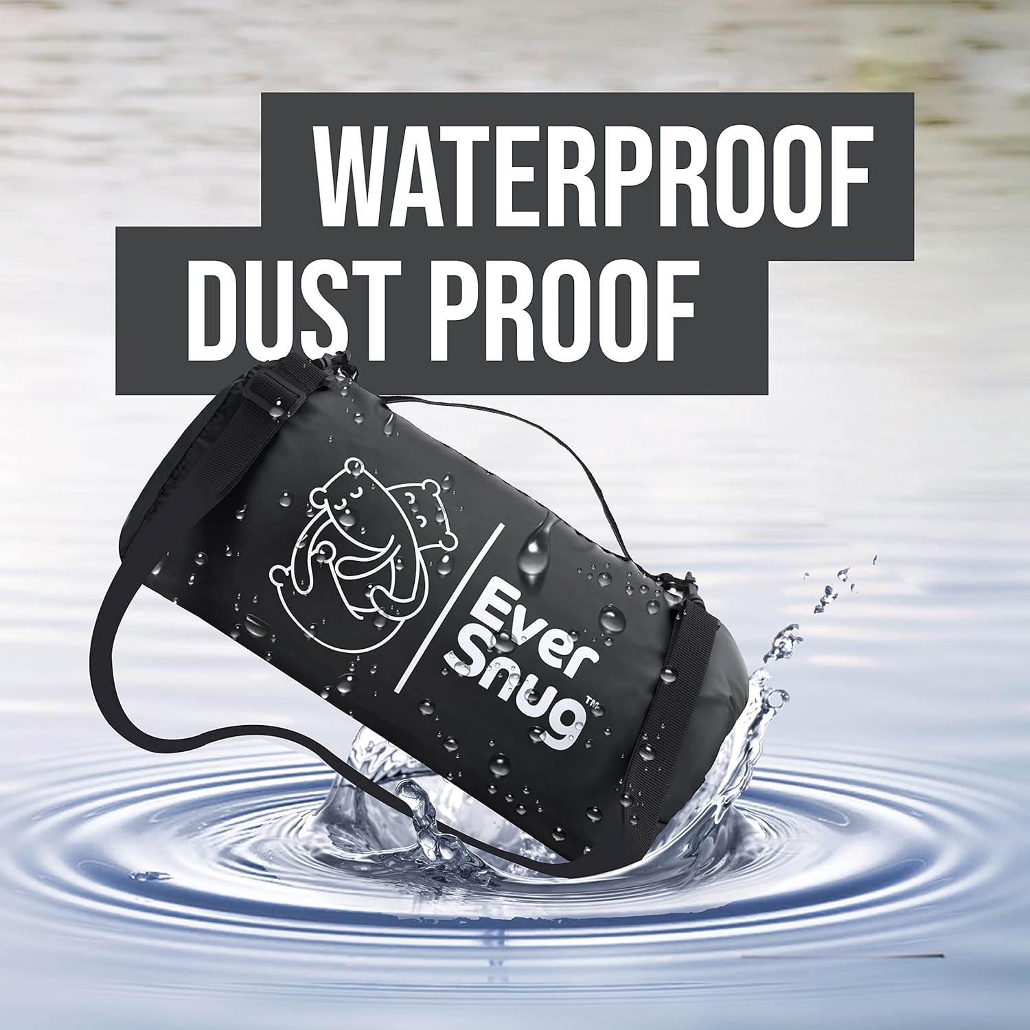 EverSnug Large Waterproof Outdoor Blanket - Extra Thick Premium Quilted Fleece, Waterproof & Windproof, Great for Camping, Picnics, Beaches, Stadiums, Dogs - Image 7