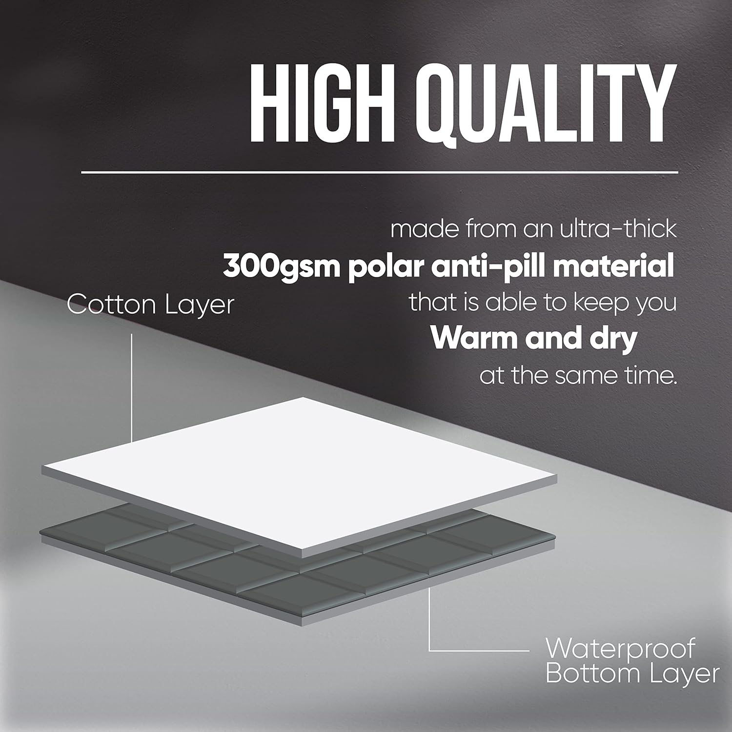 EverSnug Large Waterproof Outdoor Blanket - Extra Thick Premium Quilted Fleece, Waterproof & Windproof, Great for Camping, Picnics, Beaches, Stadiums, Dogs - Image 6