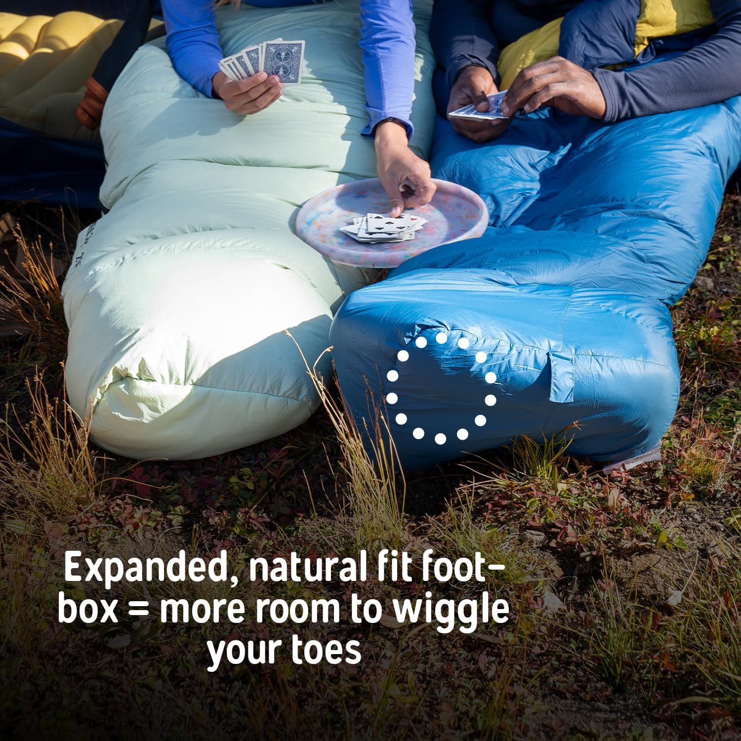 Kelty Cosmic 20 Down Mummy Sleeping Bag for Backpacking, Campers, 550 Fill Power, Recycled Fabrics with PFAS-Free DWR, Designed in Sunny Colorado, USA, 2024 Model - Image 8