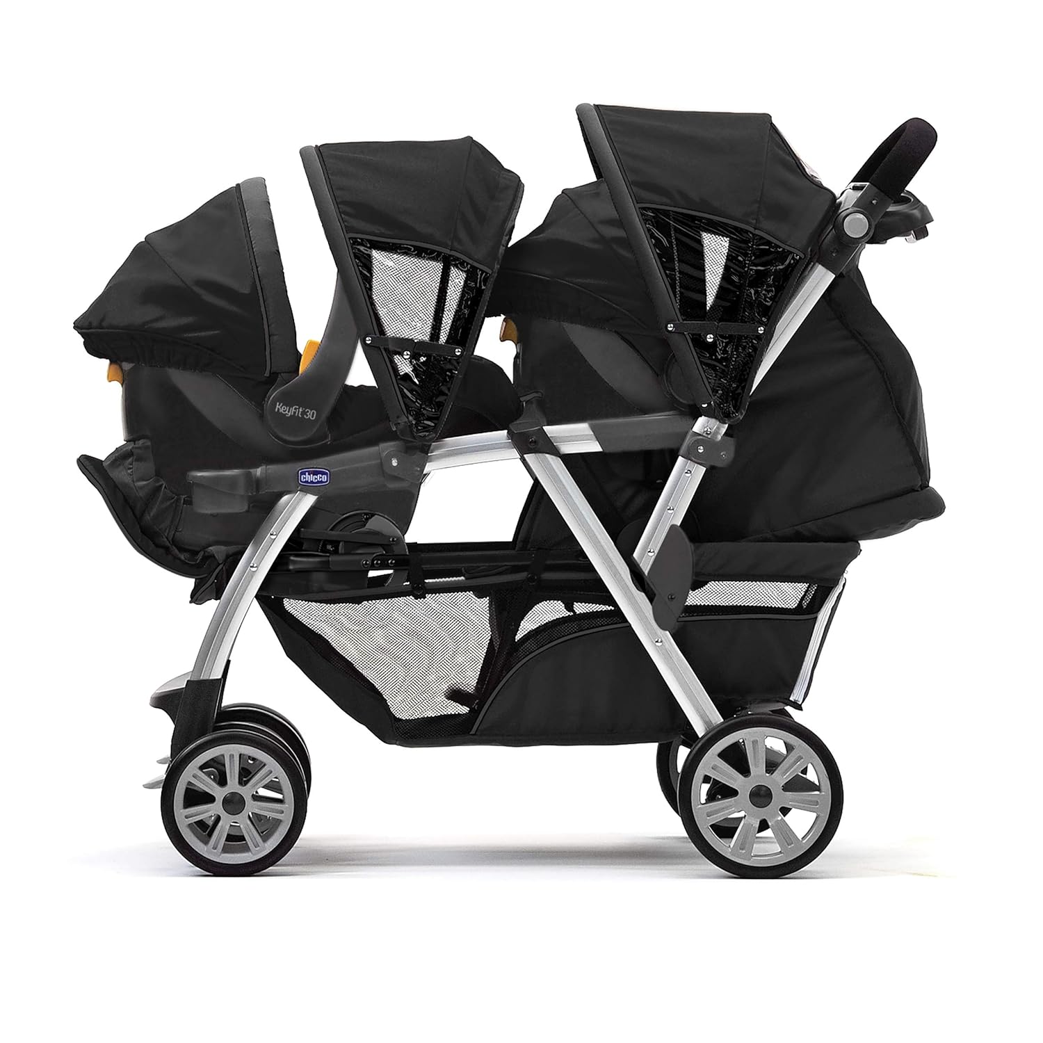 Chicco Cortina Together Double Stroller, Minerale - Image 4