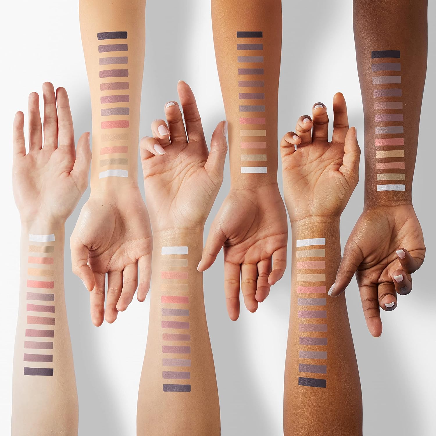 BestLand 2 Pack 12 Colors Makeup Nude Colors Eyeshadow Palette Natural Nude Matte Shimmer Glitter Pigment Eye Shadow Pallete Set Waterproof Smokey Professional Beauty Makeup Kit (2 PCS) - Image 5