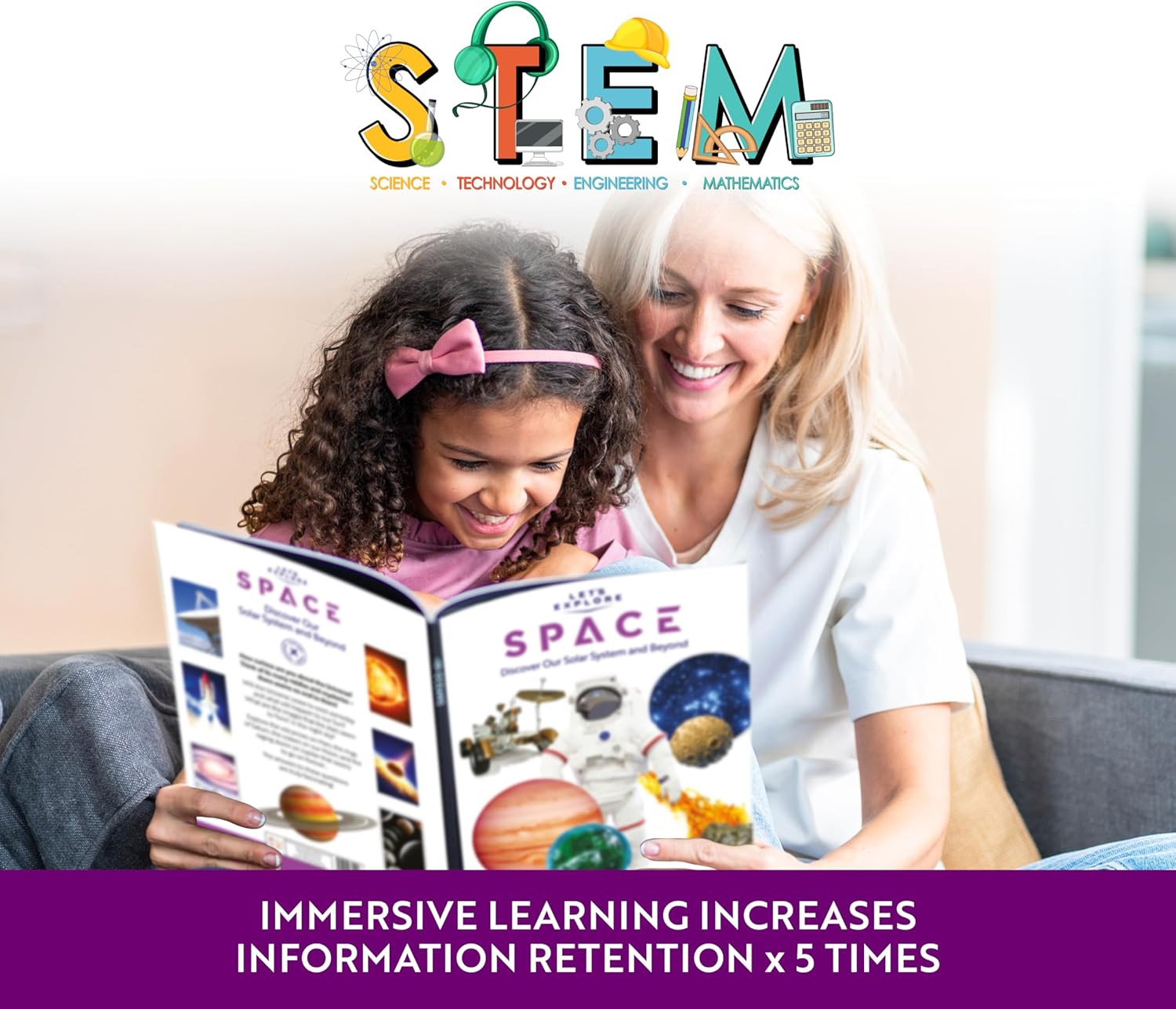 Let's Explore VR Headset for Kids - STEM Gift Box | A Virtual Reality Family Friendly Adventure | Explore Our Solar System with VR Headset for Phone - Image 11