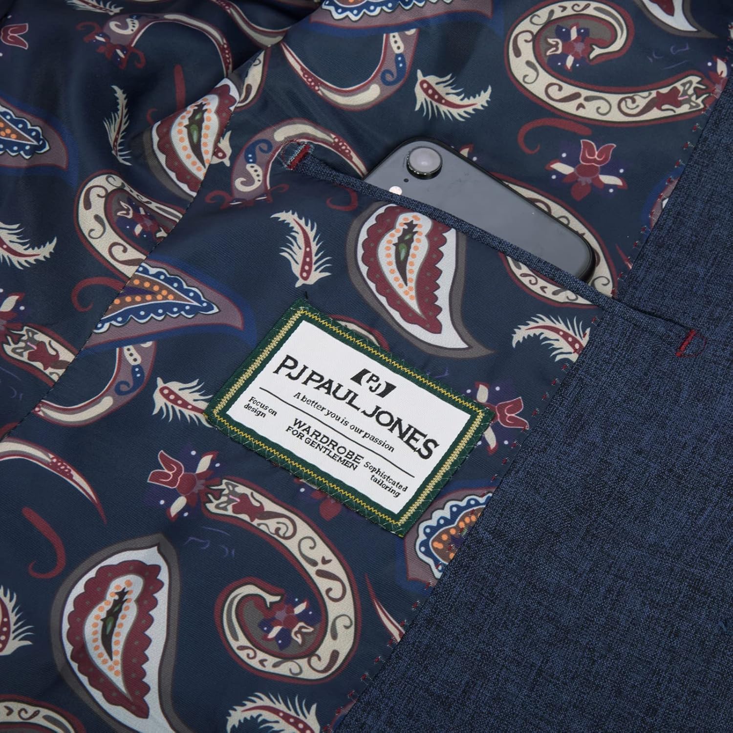 PJ PAUL JONES Mens Casual Sport Coat Blazer Two Buttons Lightweight Business Jackets - Image 4