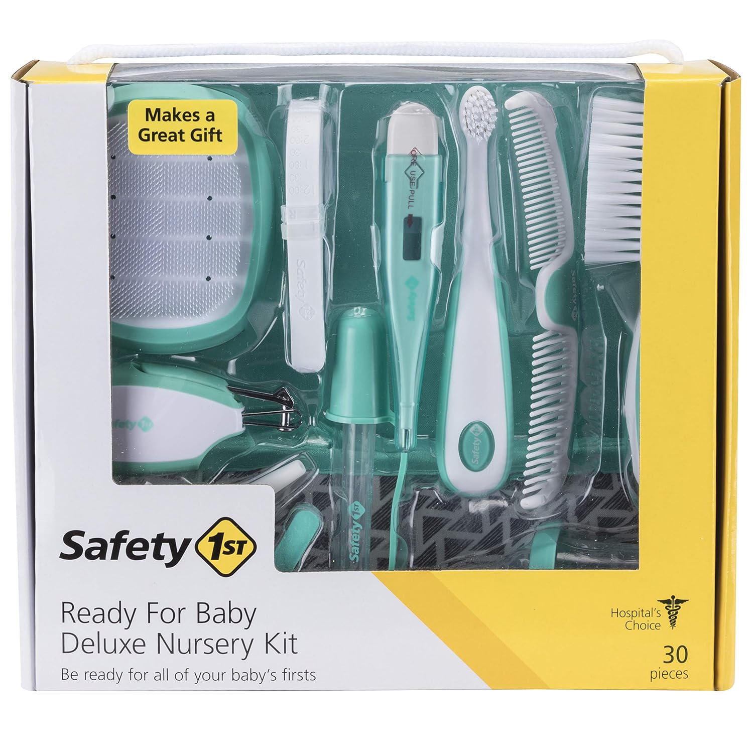 Safety 1st Nursery Care Health & Grooming Kit, Pyramids Aqua, One Size - Image 7