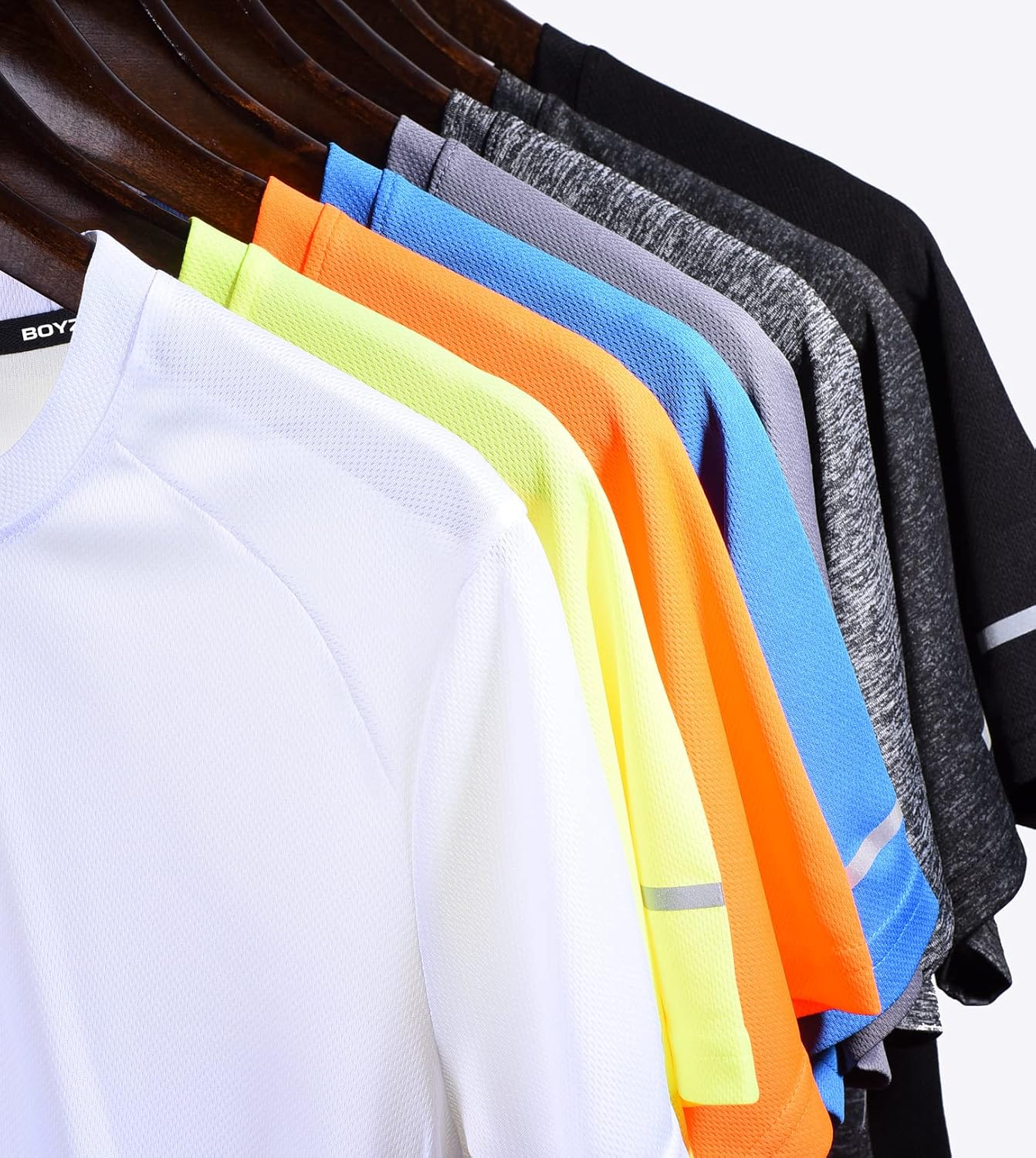 Boyzn 1 or 3 Pack Men's Workout Running Shirts, Dry Fit Moisture Wicking T-Shirts, Sports Gym Athletic Short Sleeve Shirts - Image 8