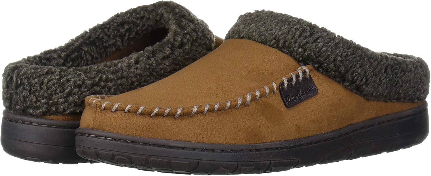 Dearfoams Mens Indoor/Outdoor Breathable Memory Foam Brendan Clog House Shoe Slipper with Wide Widths - Image 8