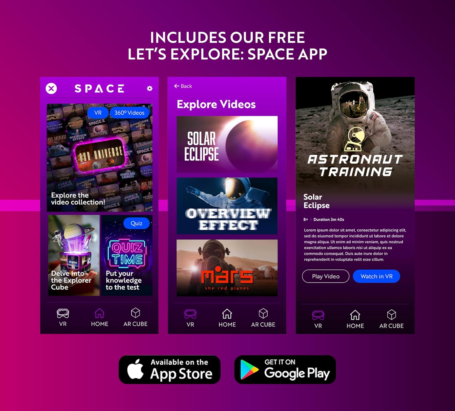 Let's Explore VR Headset for Kids - STEM Gift Box | A Virtual Reality Family Friendly Adventure | Explore Our Solar System with VR Headset for Phone - Image 6