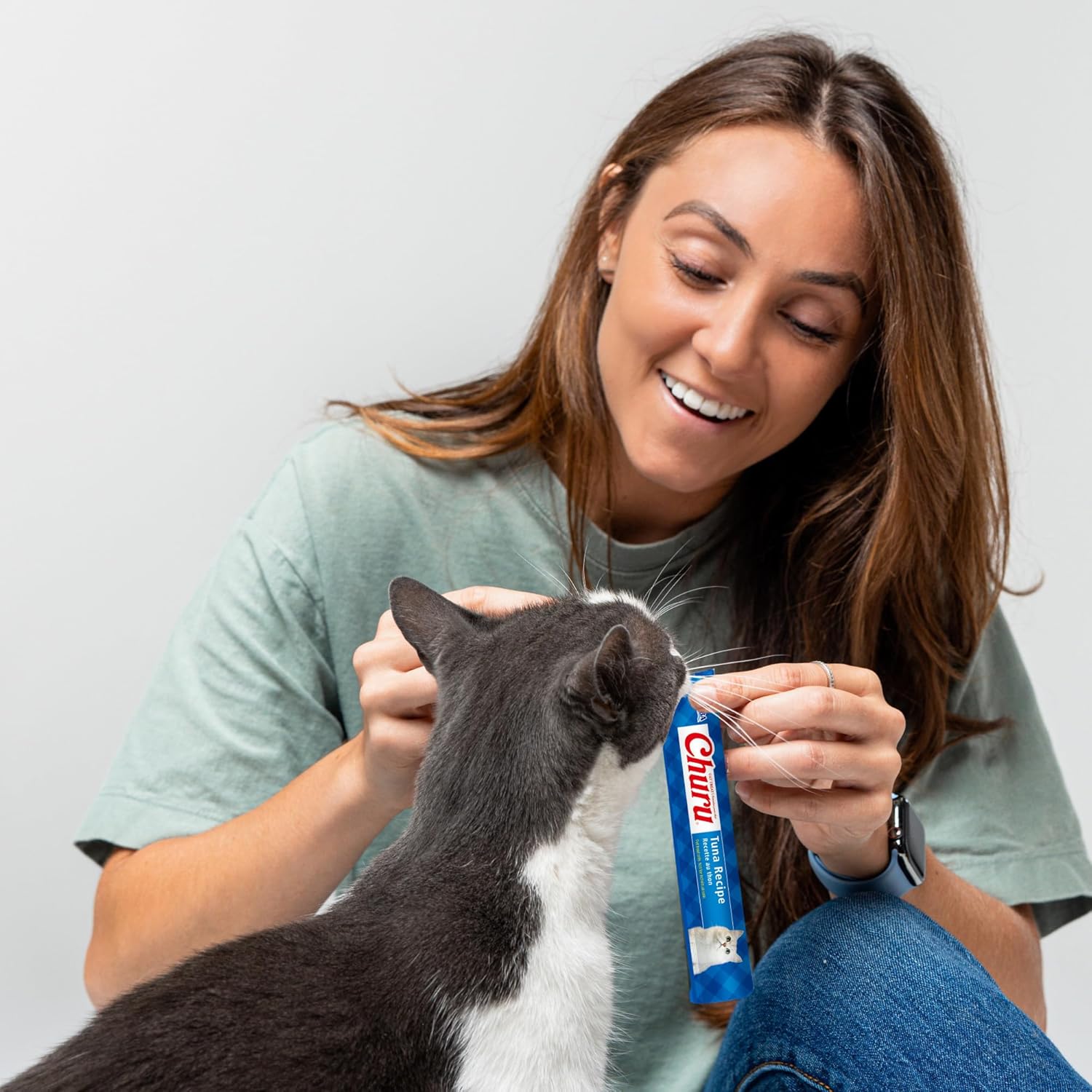 INABA Churu Cat Treats, Lickable, Squeezable Creamy Purée with Vitamin E, 0.5 Ounces per Tube, 120 Tubes Total, Chicken Variety - Image 10