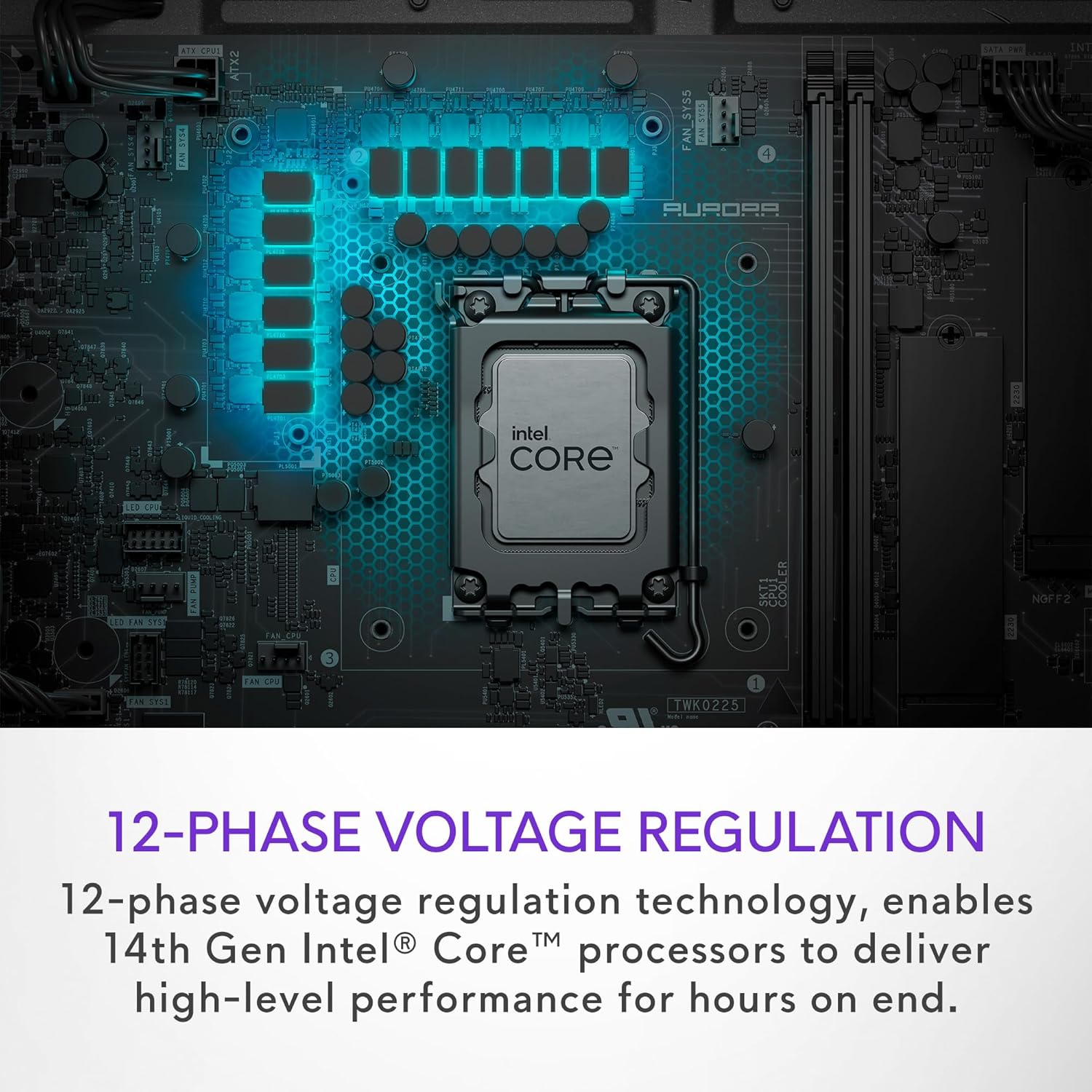 Alienware Aurora R16 Liquid Cooled Gaming Desktop - Intel Core i9-14900F Processor, 32GB DDR5 RAM, 1TB SSD + 1TB HDD, NVIDIA GeForce RTX 4070 SUPER 12GB GDDR6X, Windows 11 Home, Onsite Service - Black - Image 5