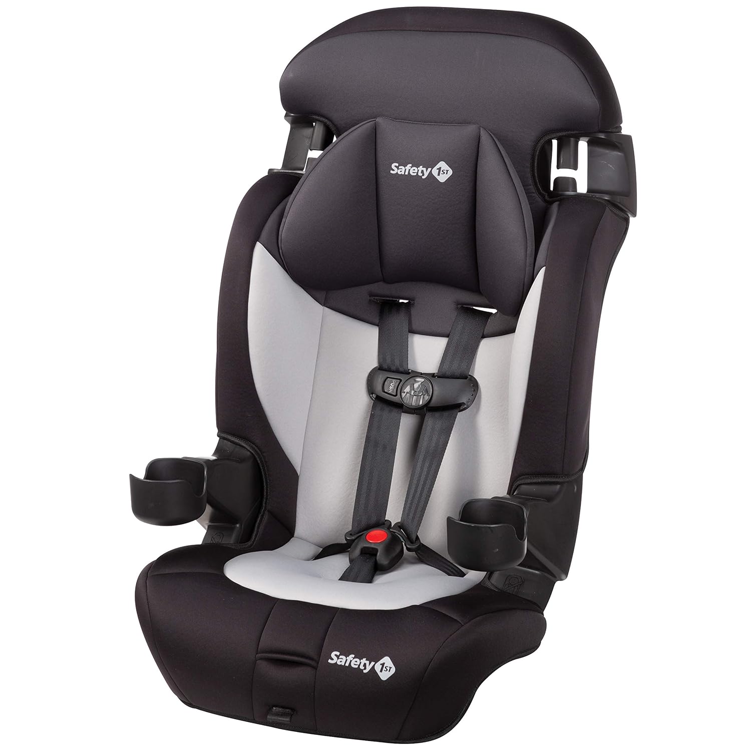 Safety 1st Grand 2-in-1 Booster Car Seat, Forward Facing Car Seat with Harness, High Back Booster Seat for Car, 30-65 Pounds and Belt-Positioning Booster, Car Seats, 40-100 Pounds, Black Sparrow - Image 2