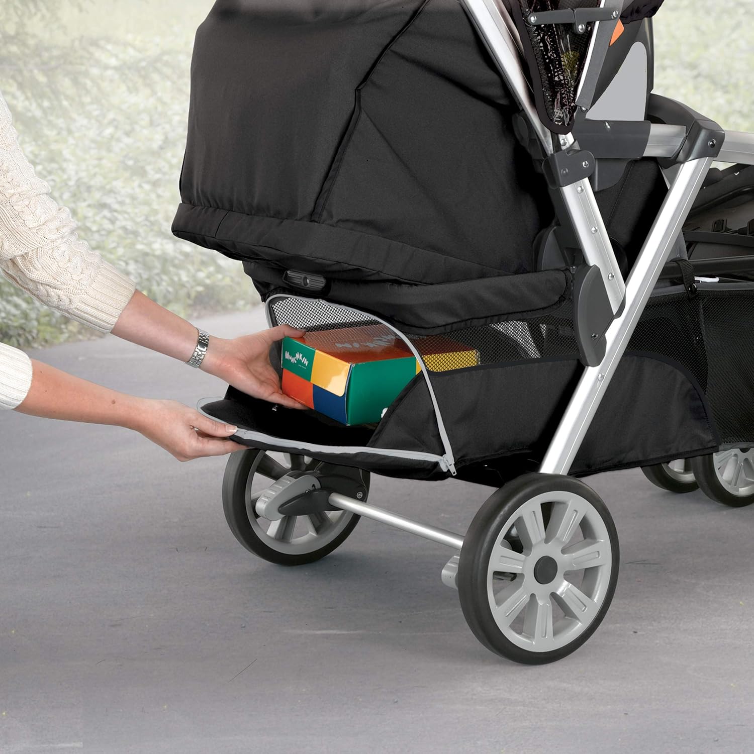 Chicco Cortina Together Double Stroller, Minerale - Image 10