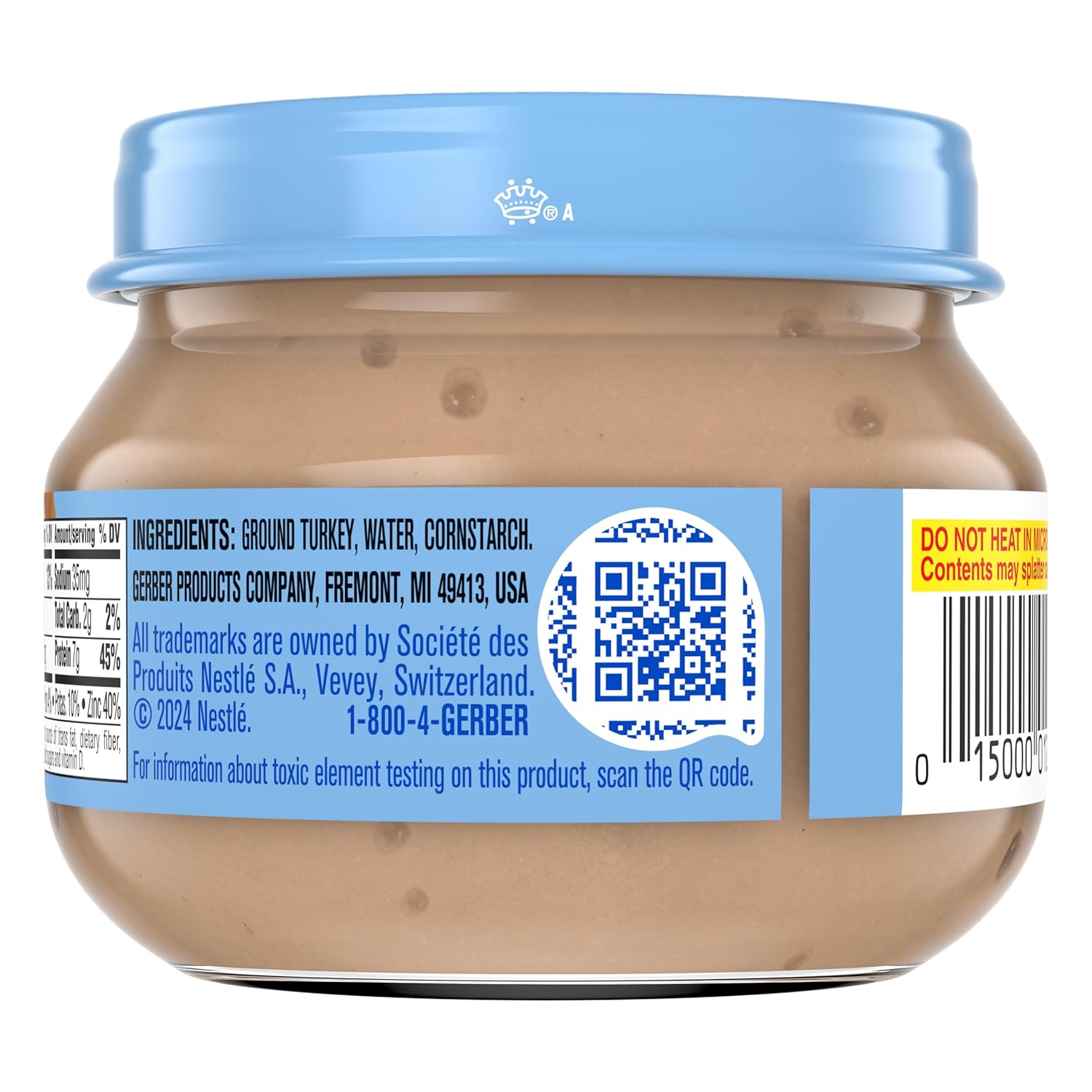 Gerber Baby Foods 2nd Foods Meat, Turkey & Gravy, Mealtime for Baby, 2.5 Ounce Jar (Pack of 10) - Image 10