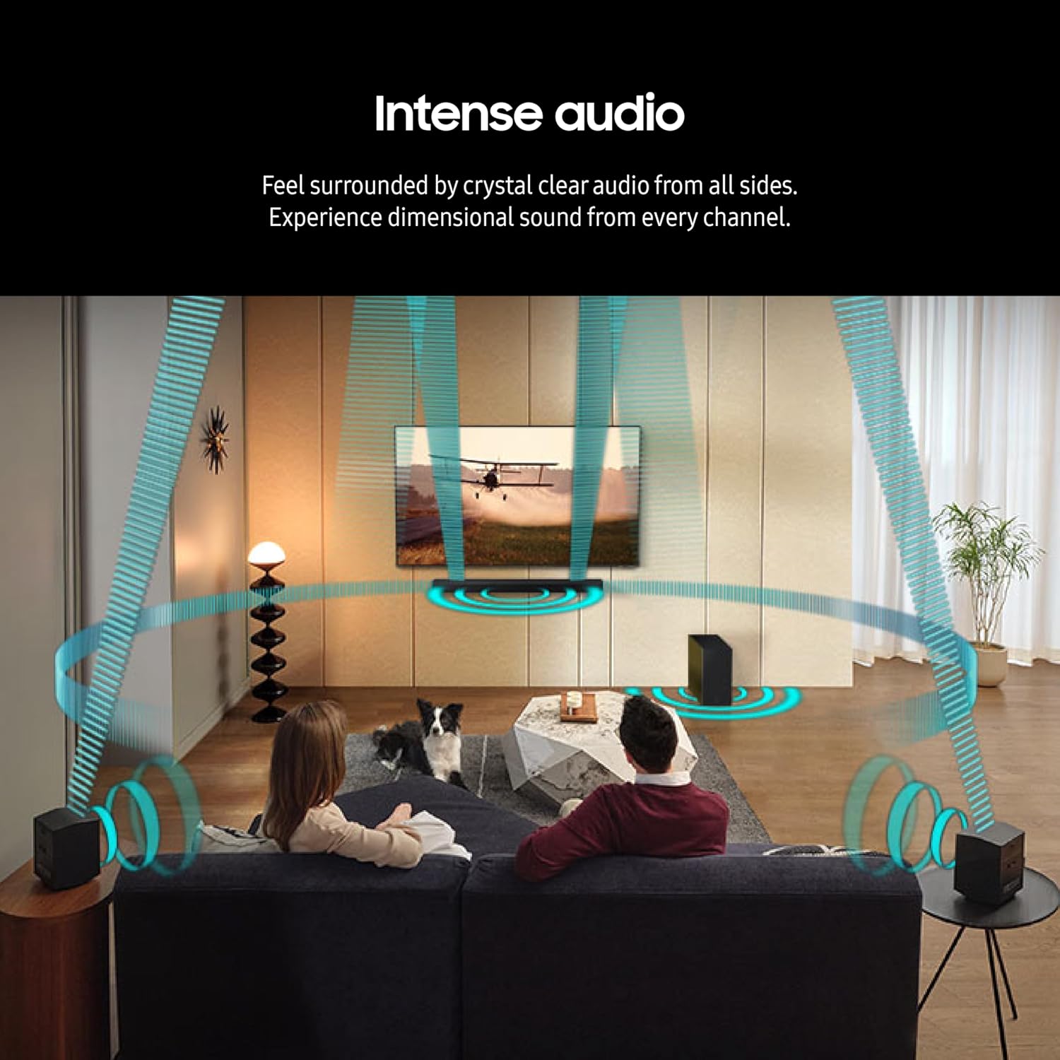 SAMSUNG HW-Q910D 9.1.2 ch Soundbar w/Dolby Audio, Surround Sound Expansion, Adaptive Sound, Wireless Subwoofer, 2024 - Image 5